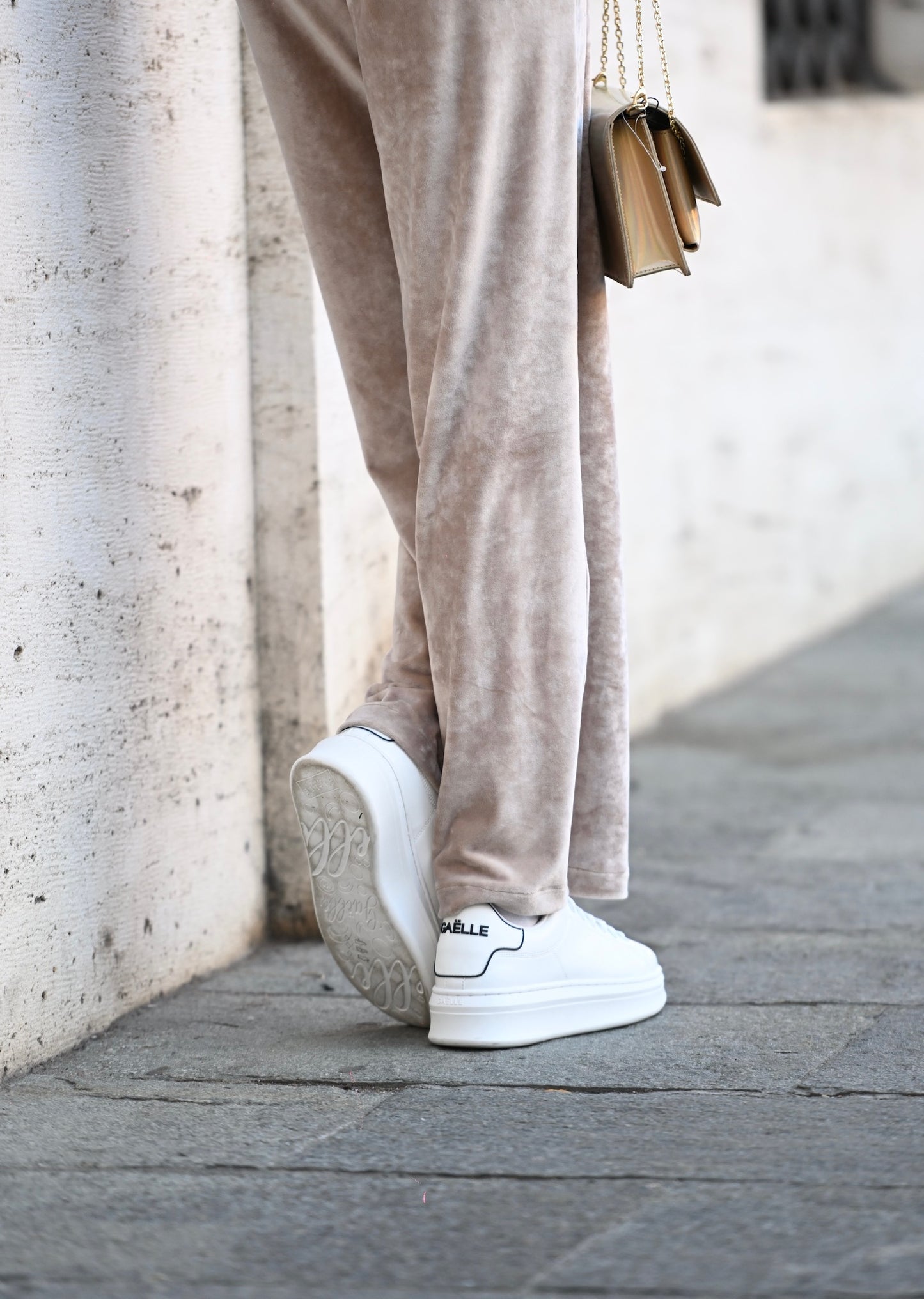 Gaëlle Paris - SNEAKERS ADDICT IN ECOPELLE CON TALLONE IN GOMMA