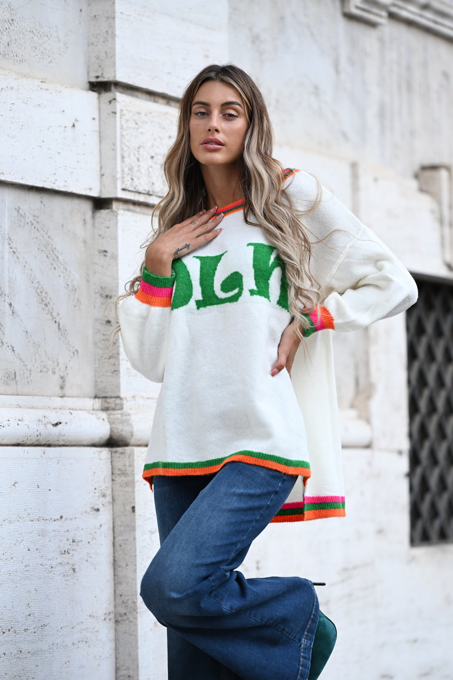 Joleen - maglione multicolor