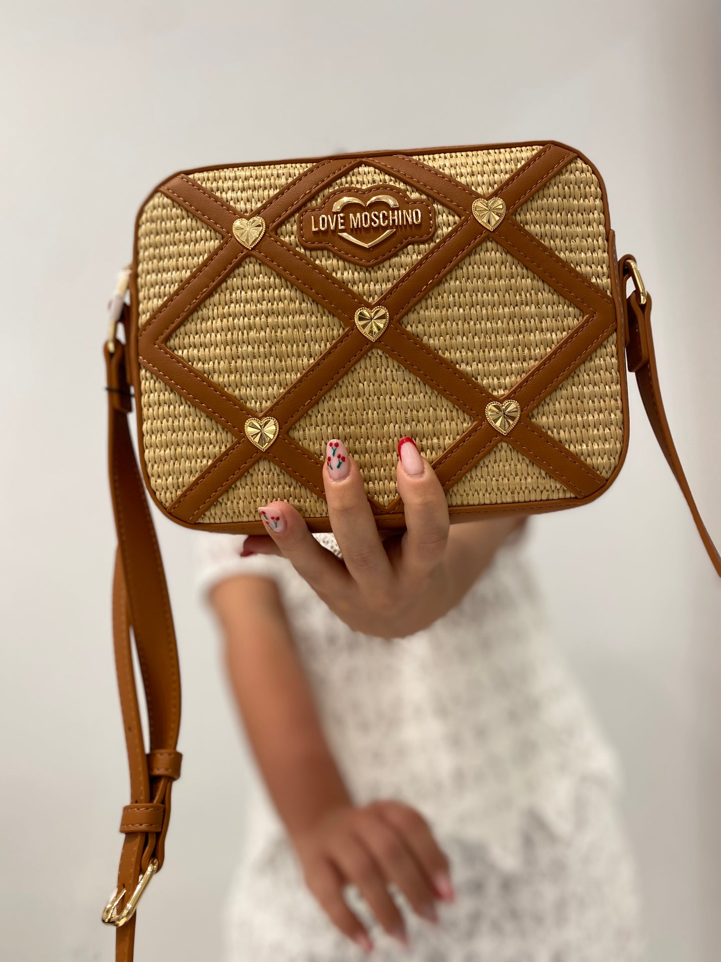 LoveMoschino - borsa cuoio