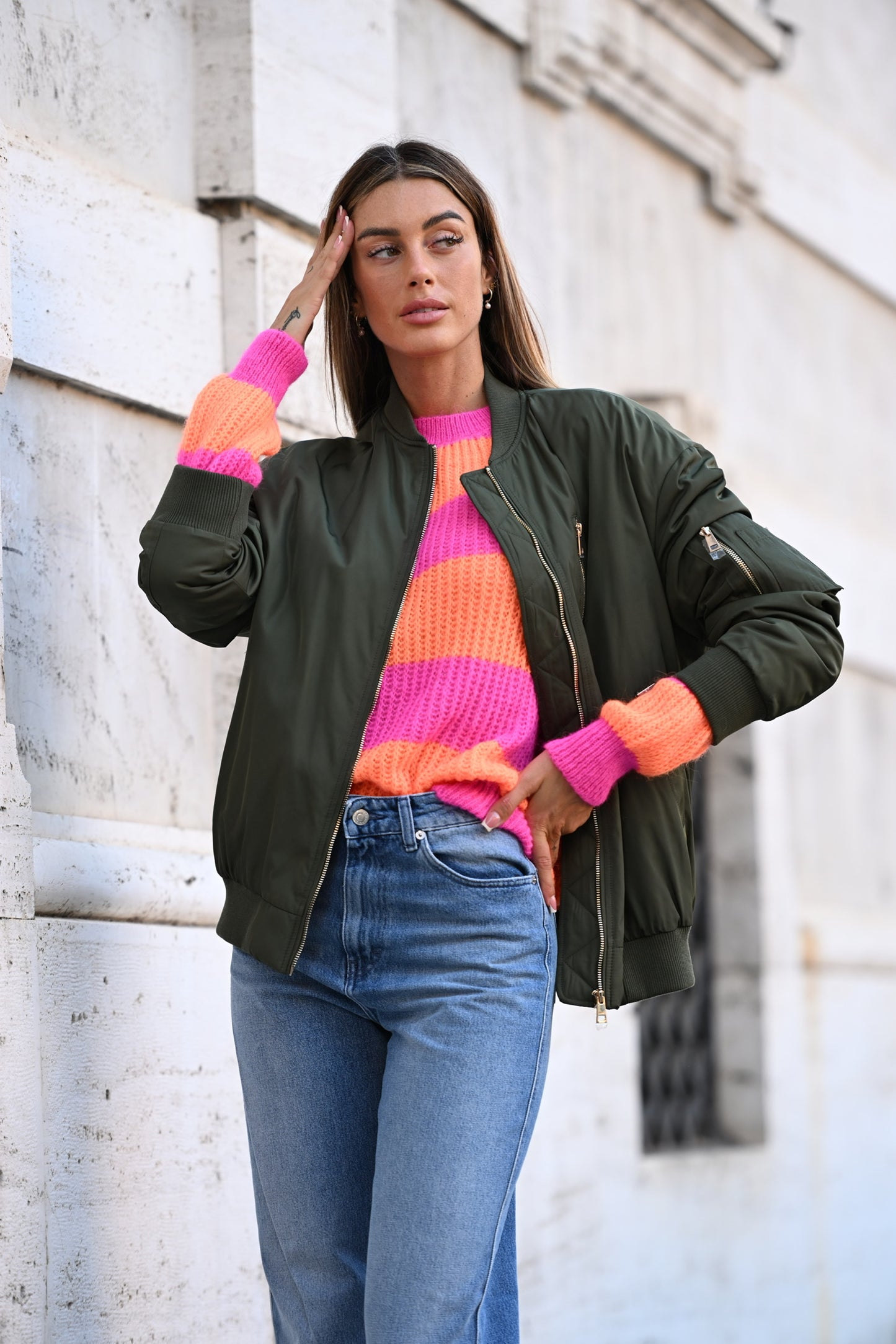 LiuJo - giubbotto verde militare
