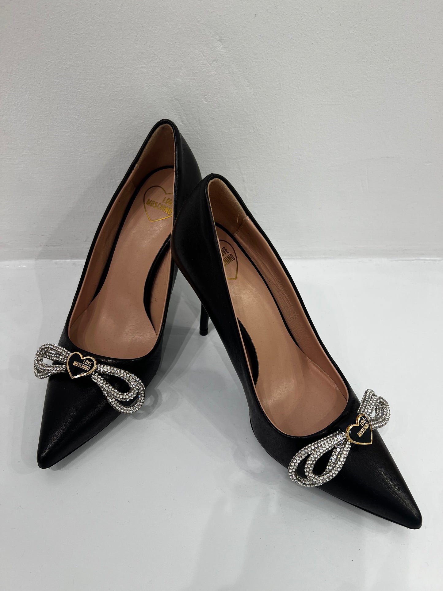LoveMoschino - scarpa spillo nappa nero