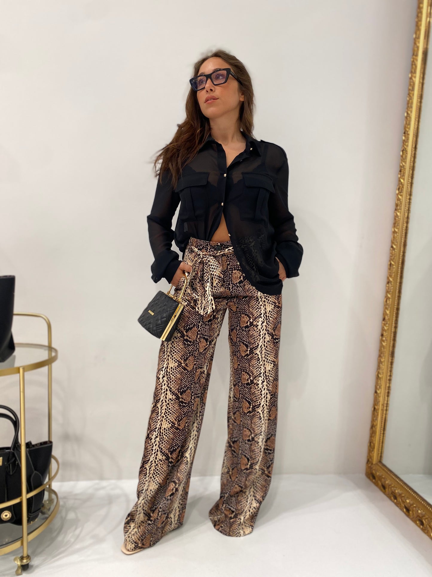 Gaëlle Paris - camicia in chiffon