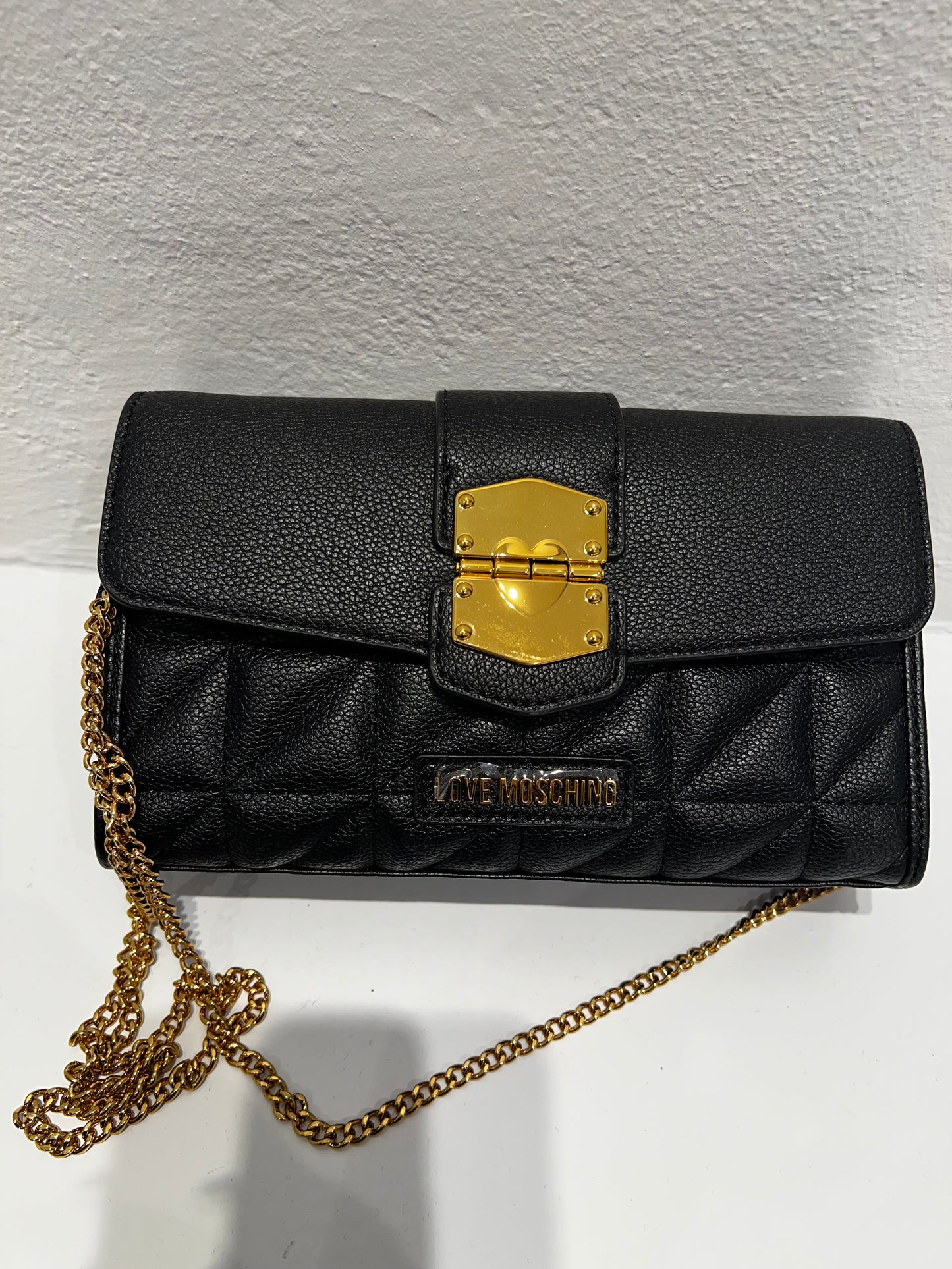LoveMoschino- borsa PU nero