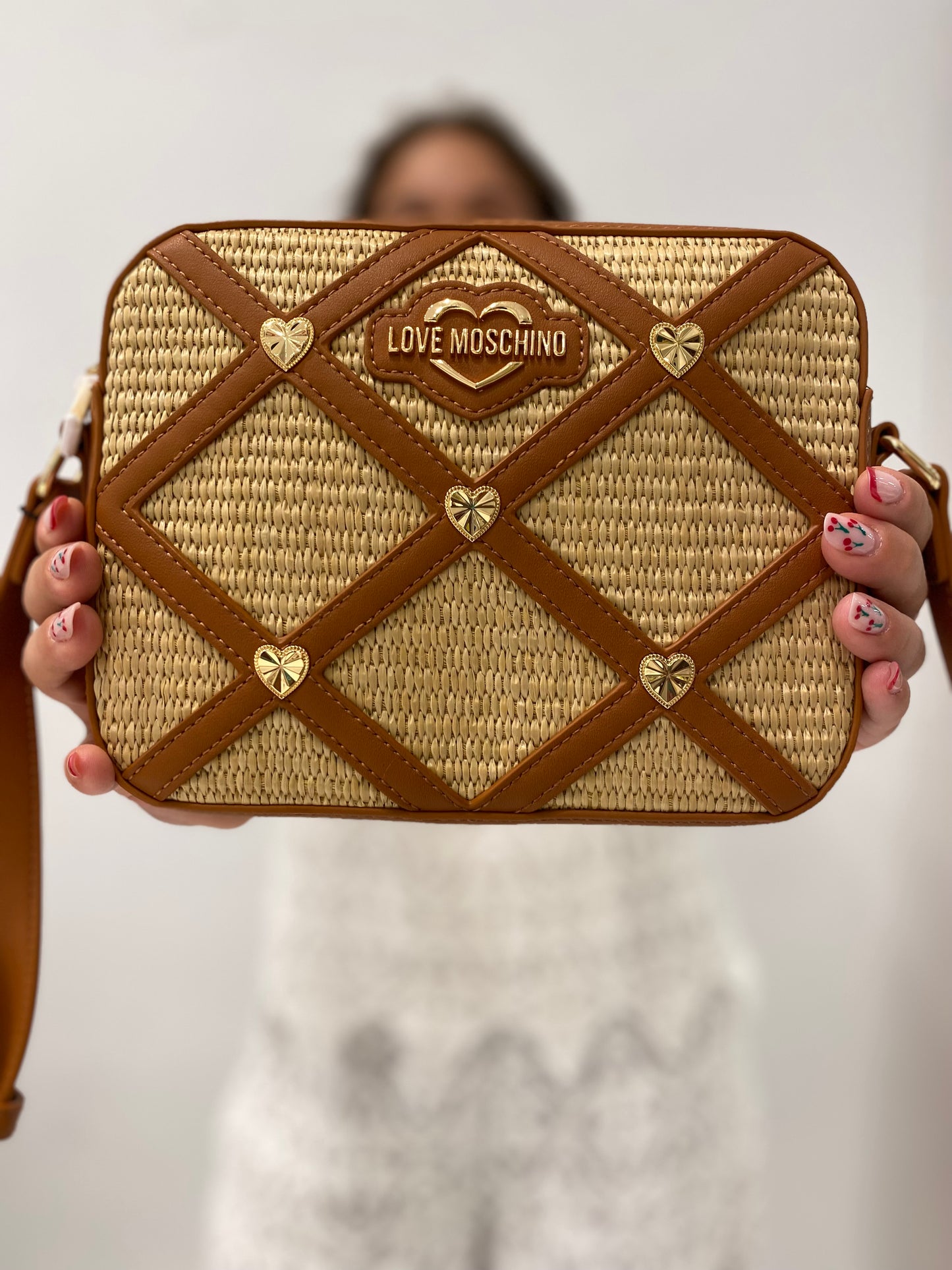 LoveMoschino - borsa cuoio