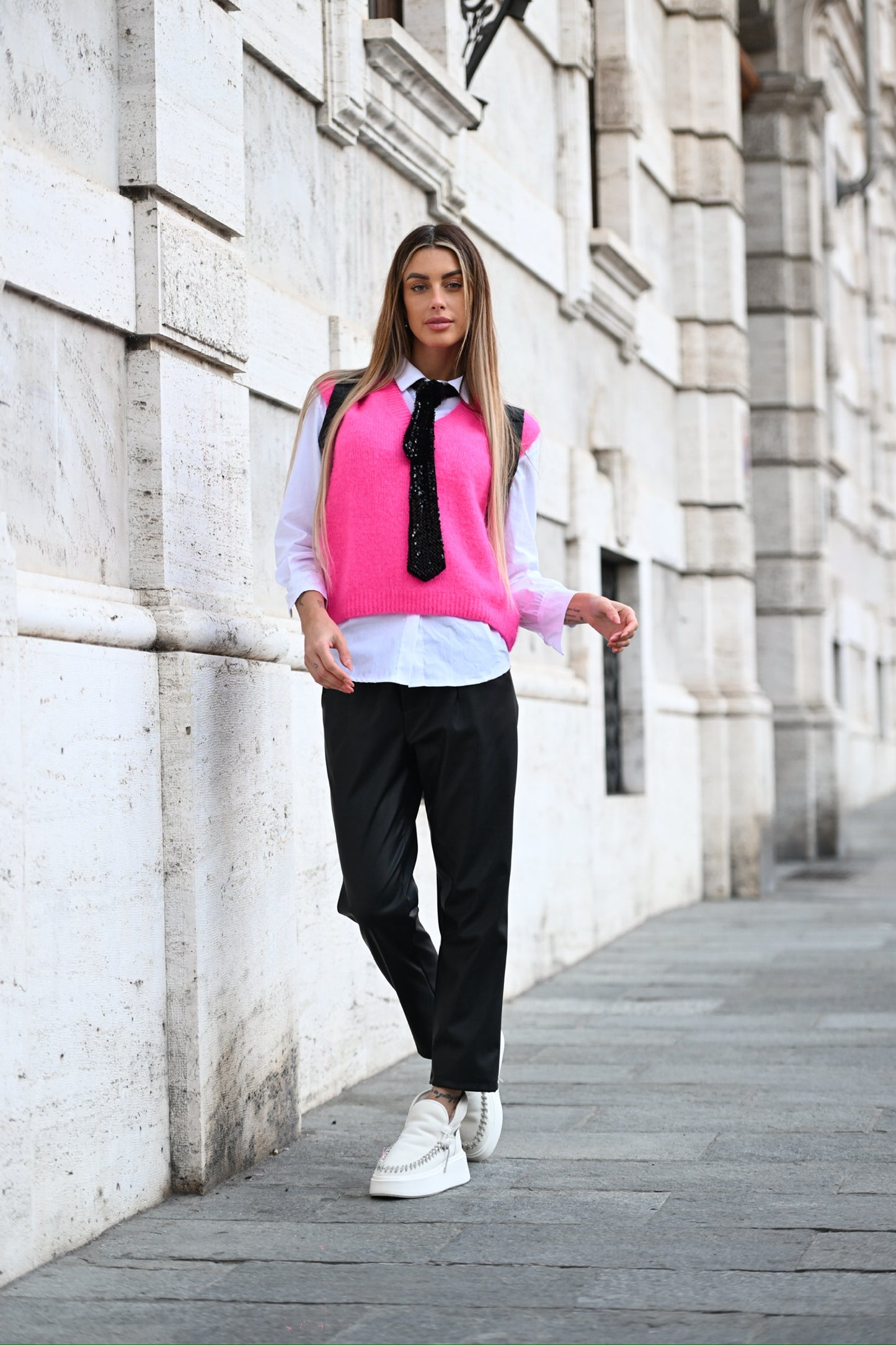 Joleen - pantalone similpelle