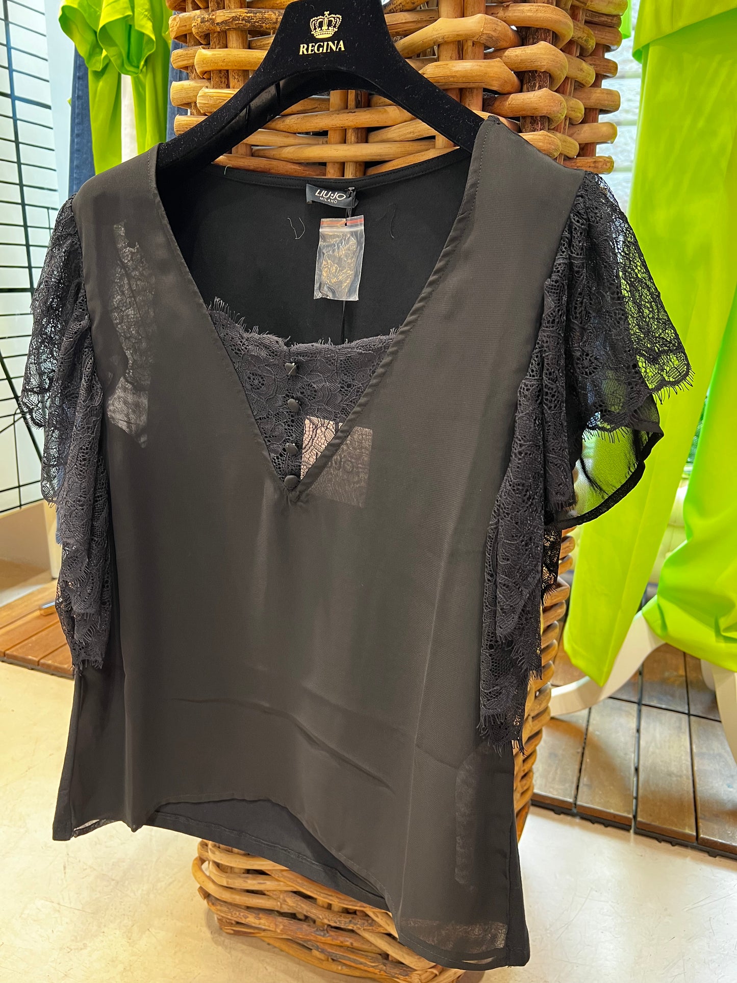 LiuJo - t-shirt bimaterial