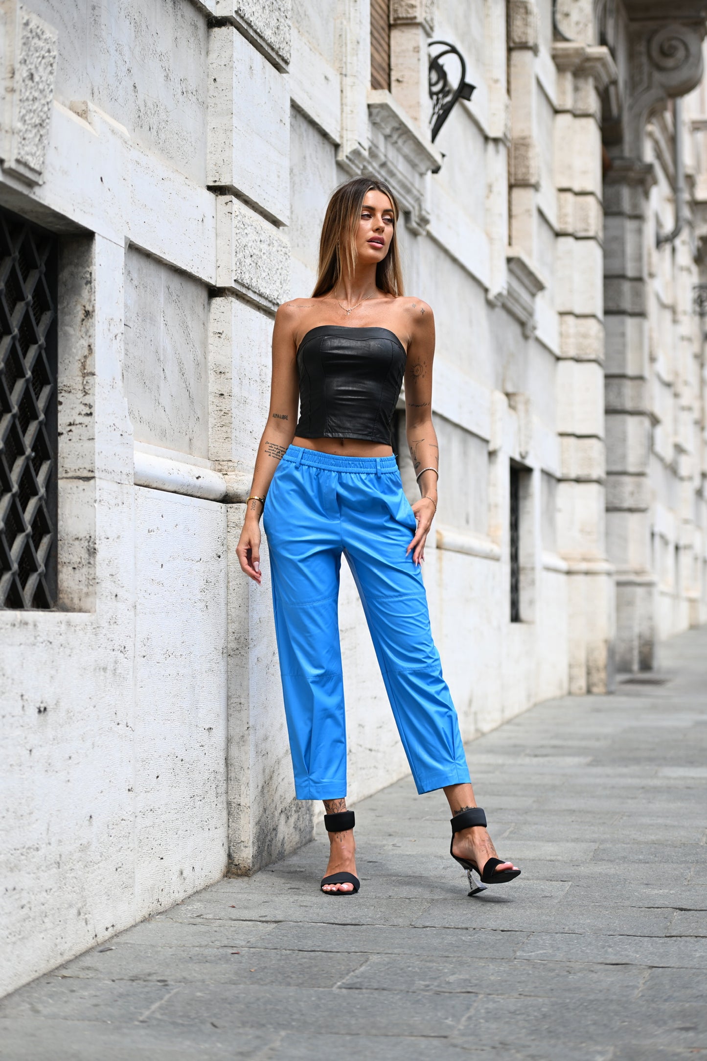 Sandro Ferrone - pantalone turchese