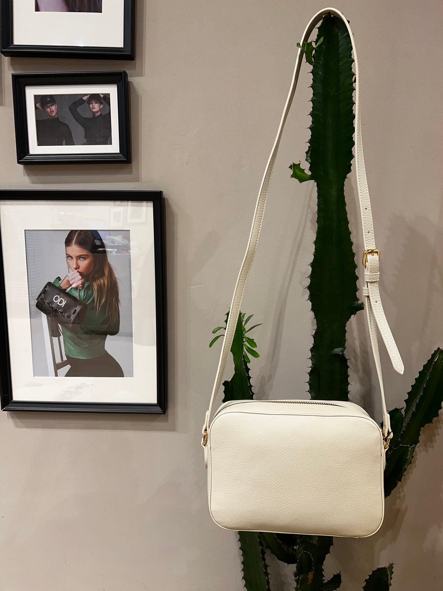 LoveMoschino - Borsa vitello trapuntato bianco
