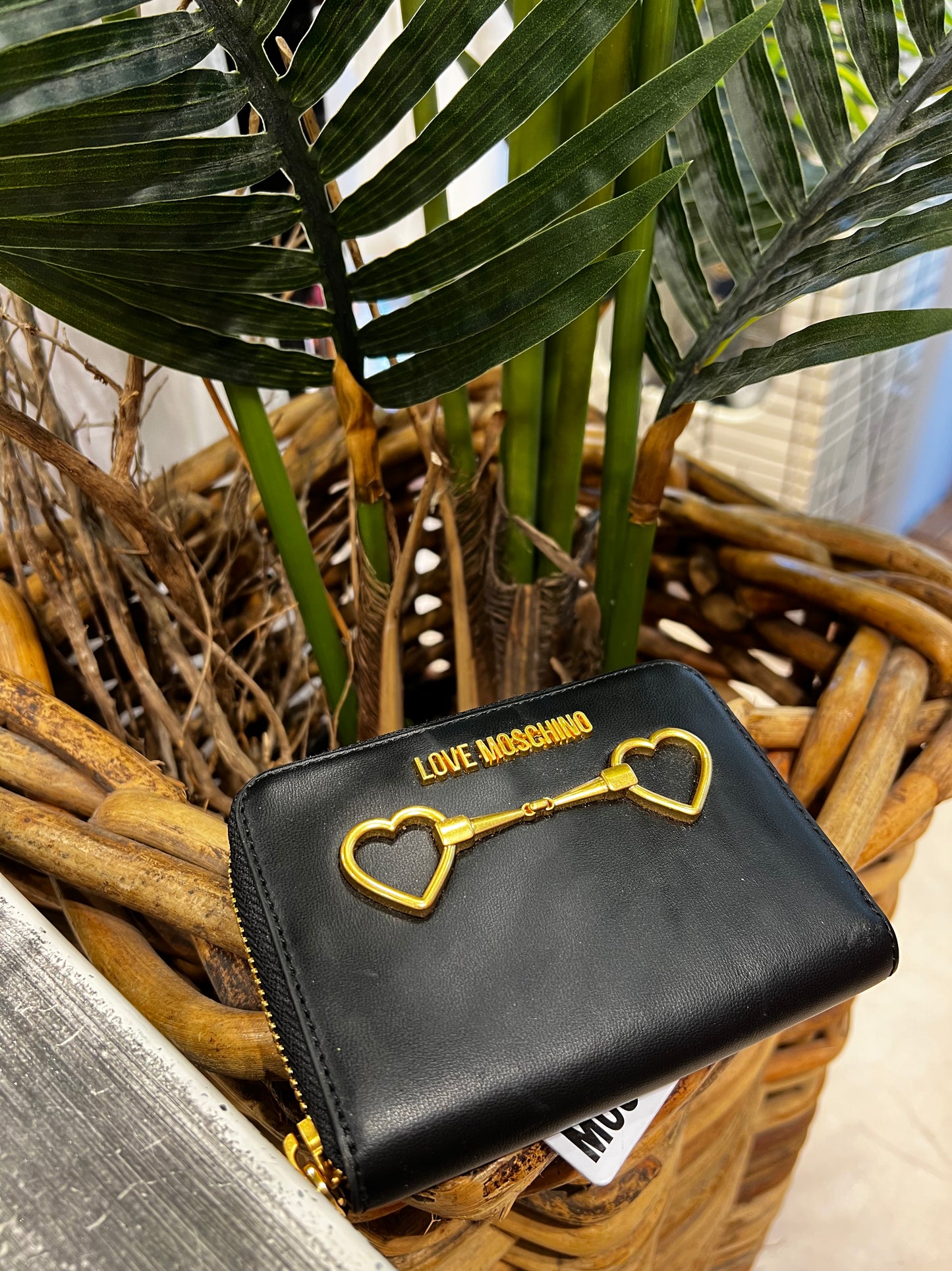 LoveMoschino - portafoglio PU nero