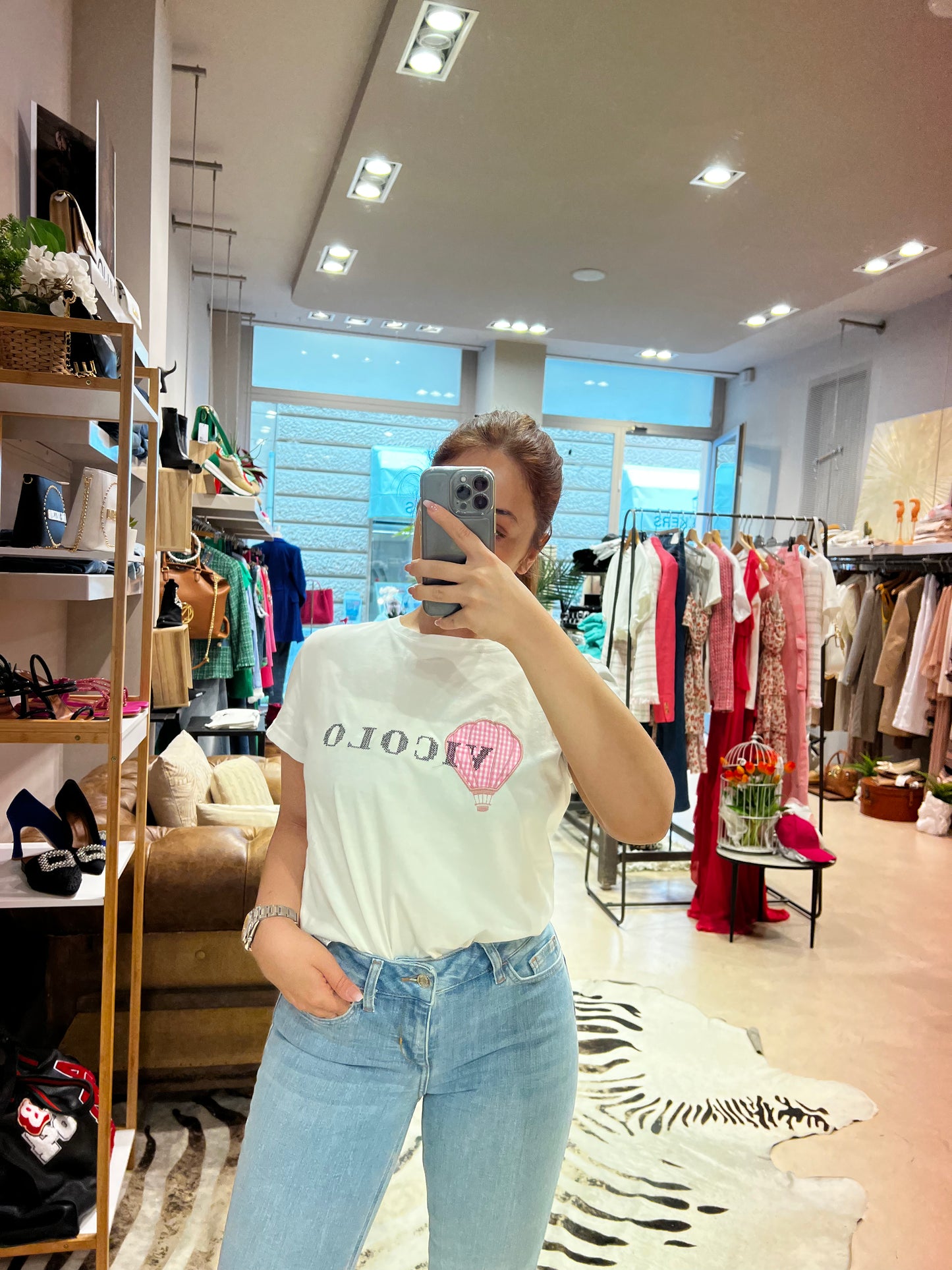 Vicolo - t-shirt scritta “vicolo”