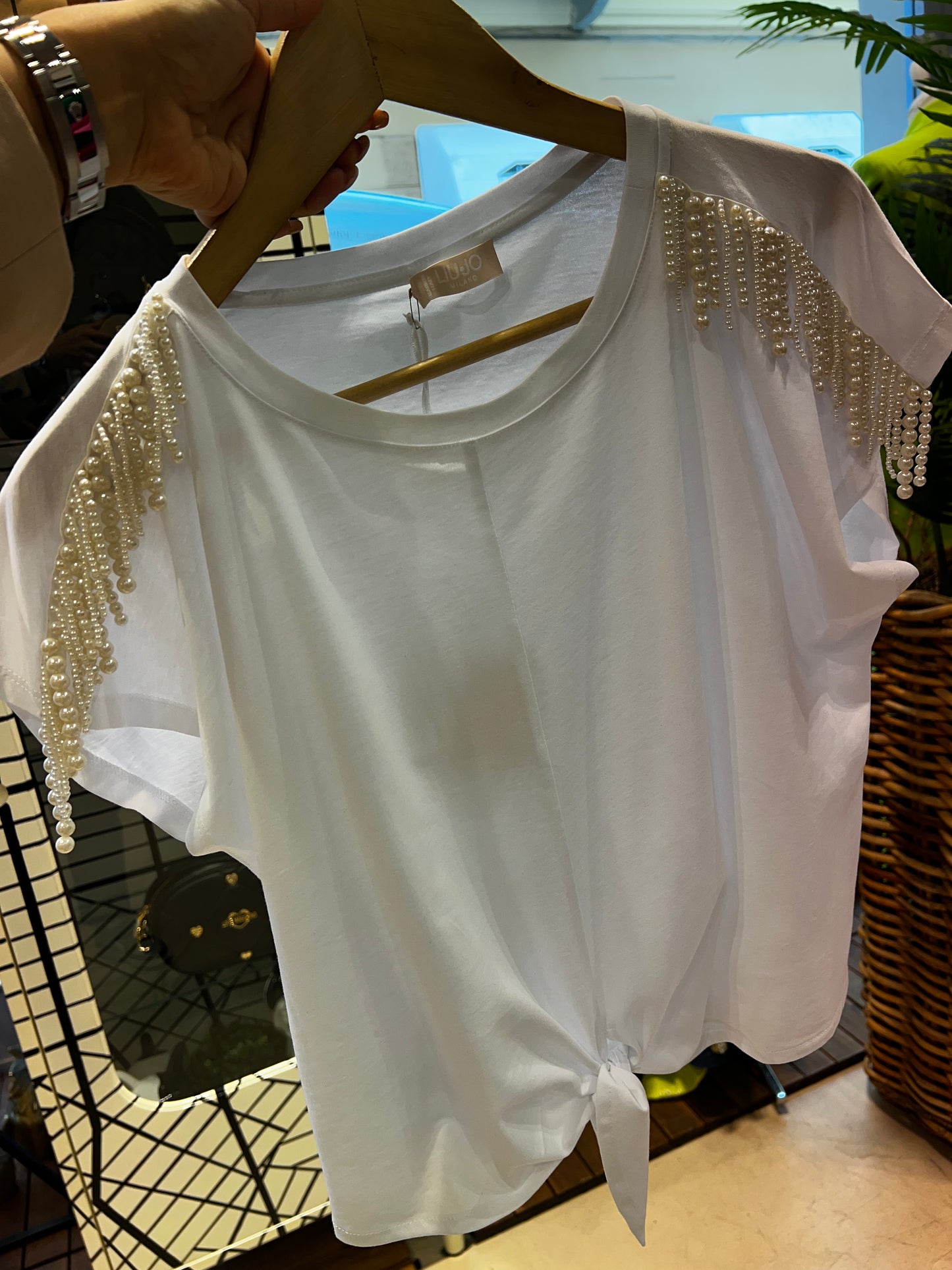 LiuJo - t-shirt moda con applicazioni