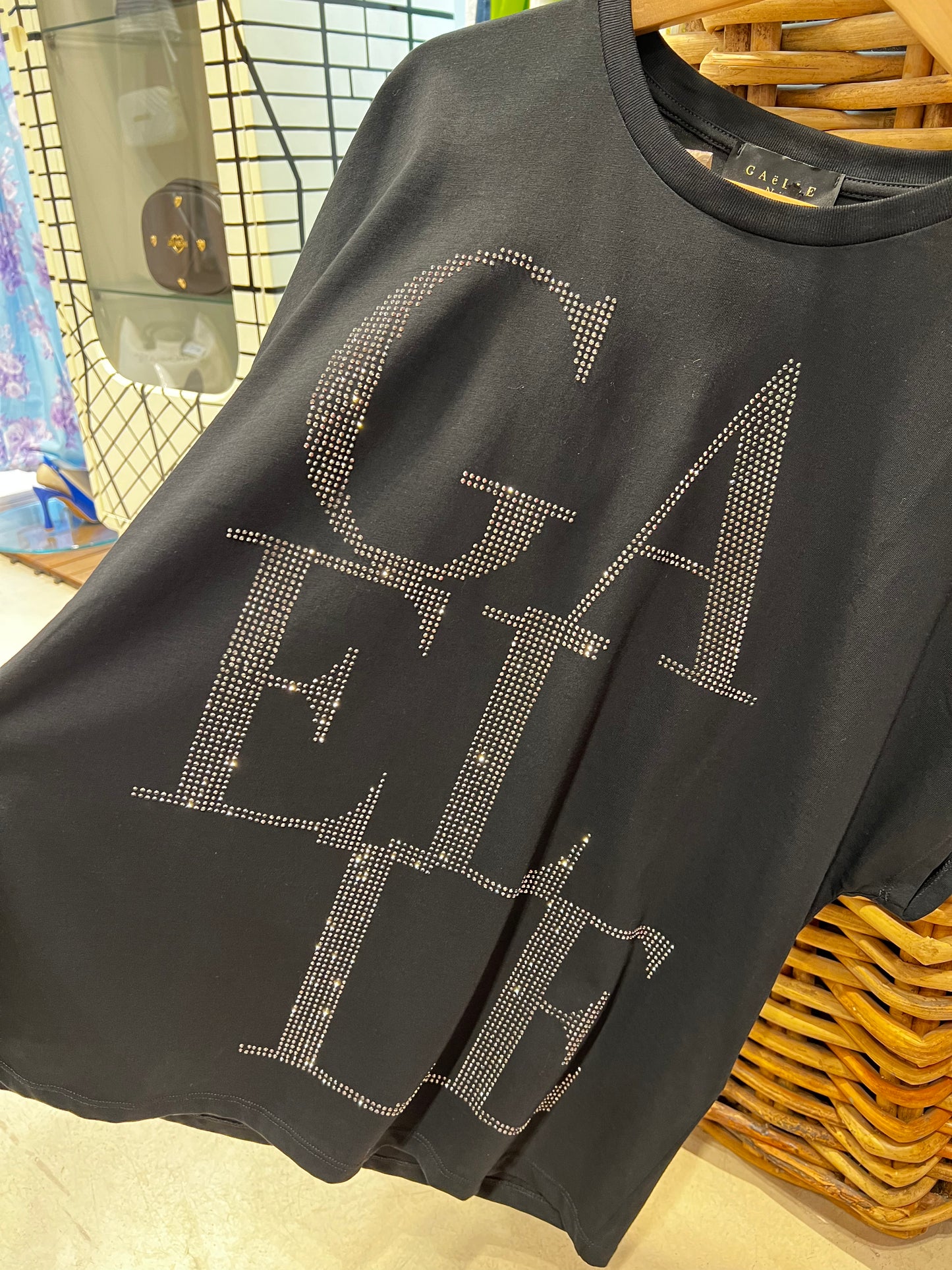 Gaëlle Paris - t-shirt in jersey mezza manica