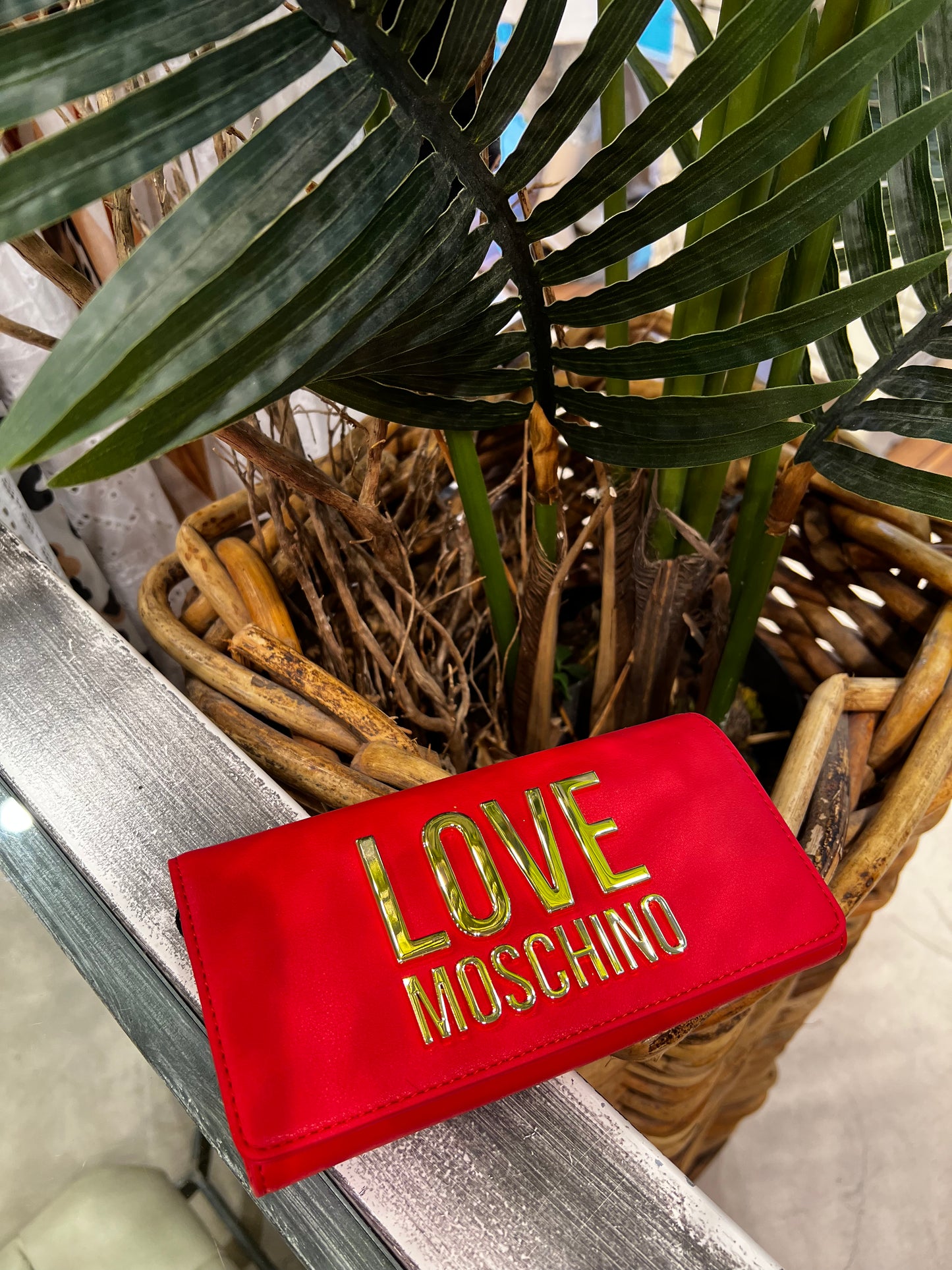 LoveMoschino - bonded PU rosso