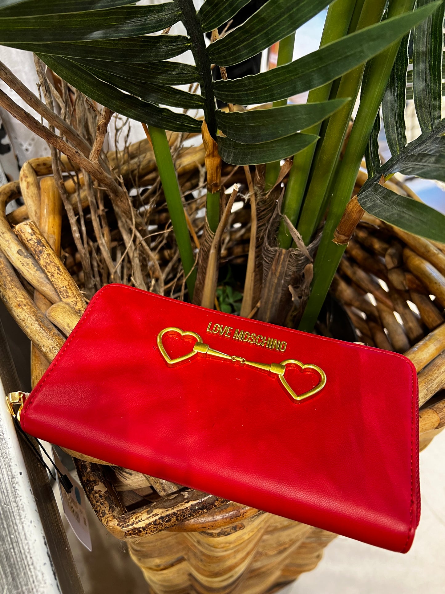 LoveMoschino - portafoglio PU rosso