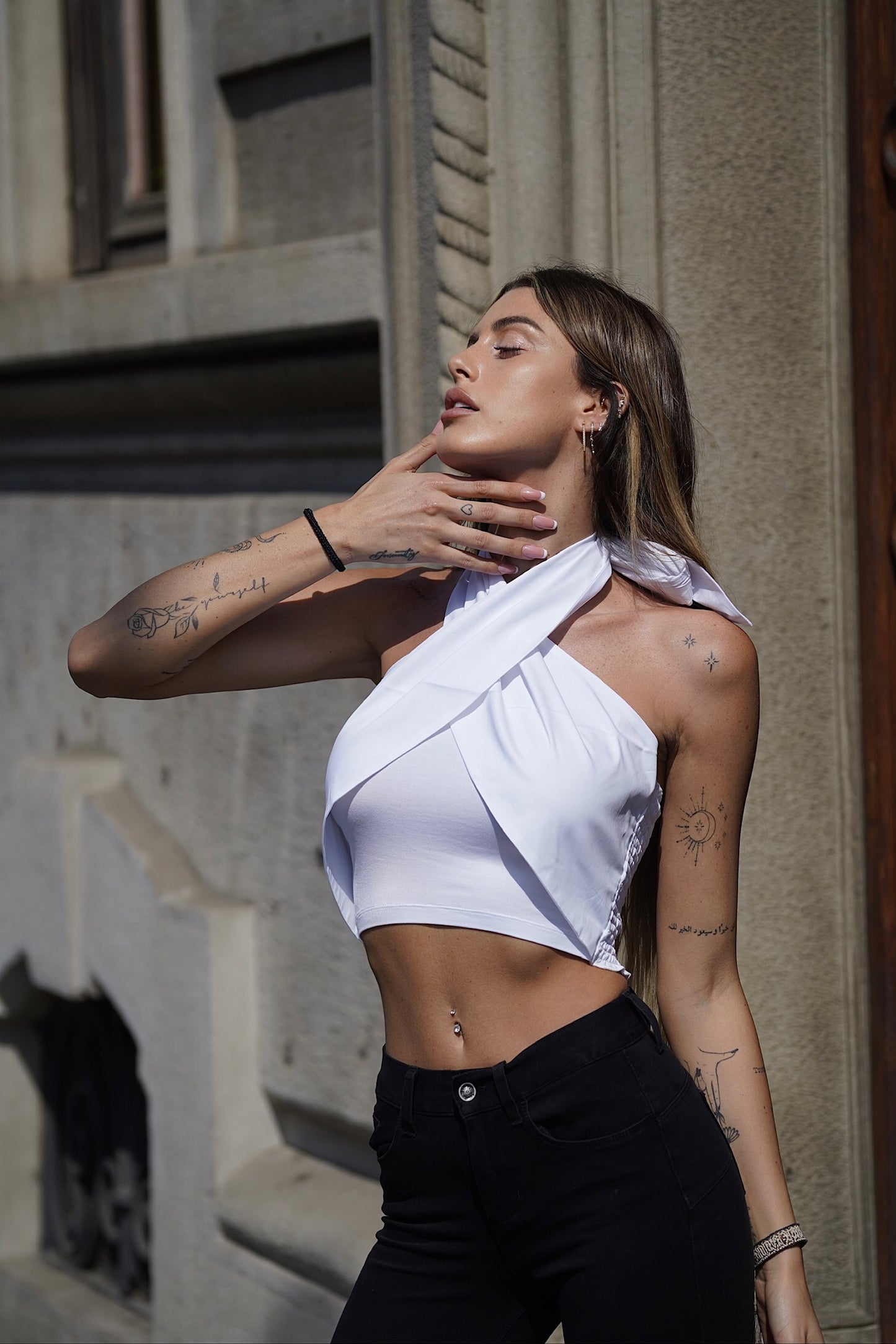 QGuapa - top jersey/popeline