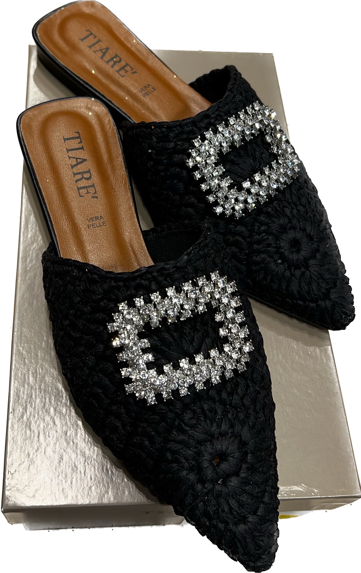 Tiarè - raffia nera