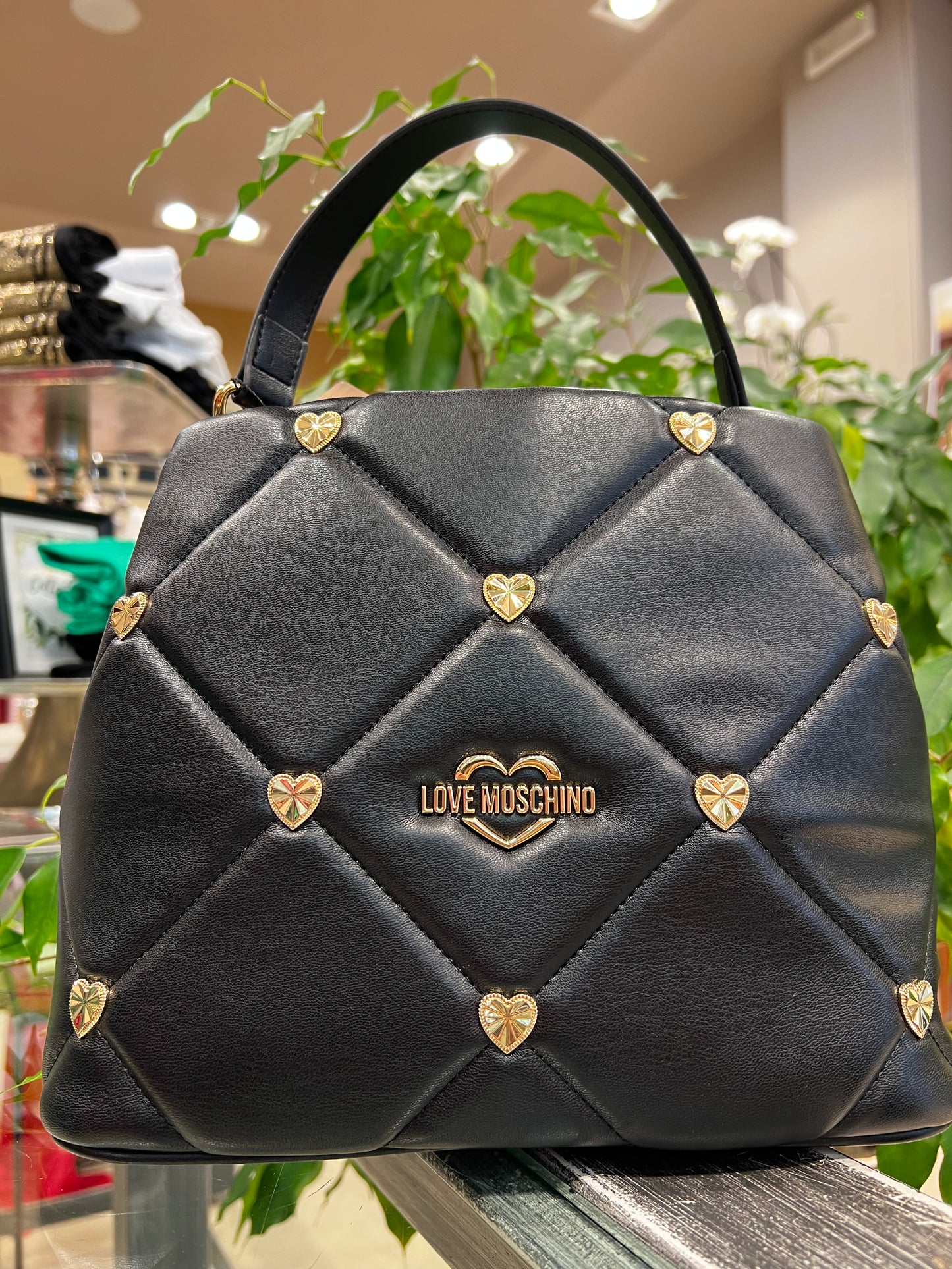 LoveMoschino - borsa PU nero