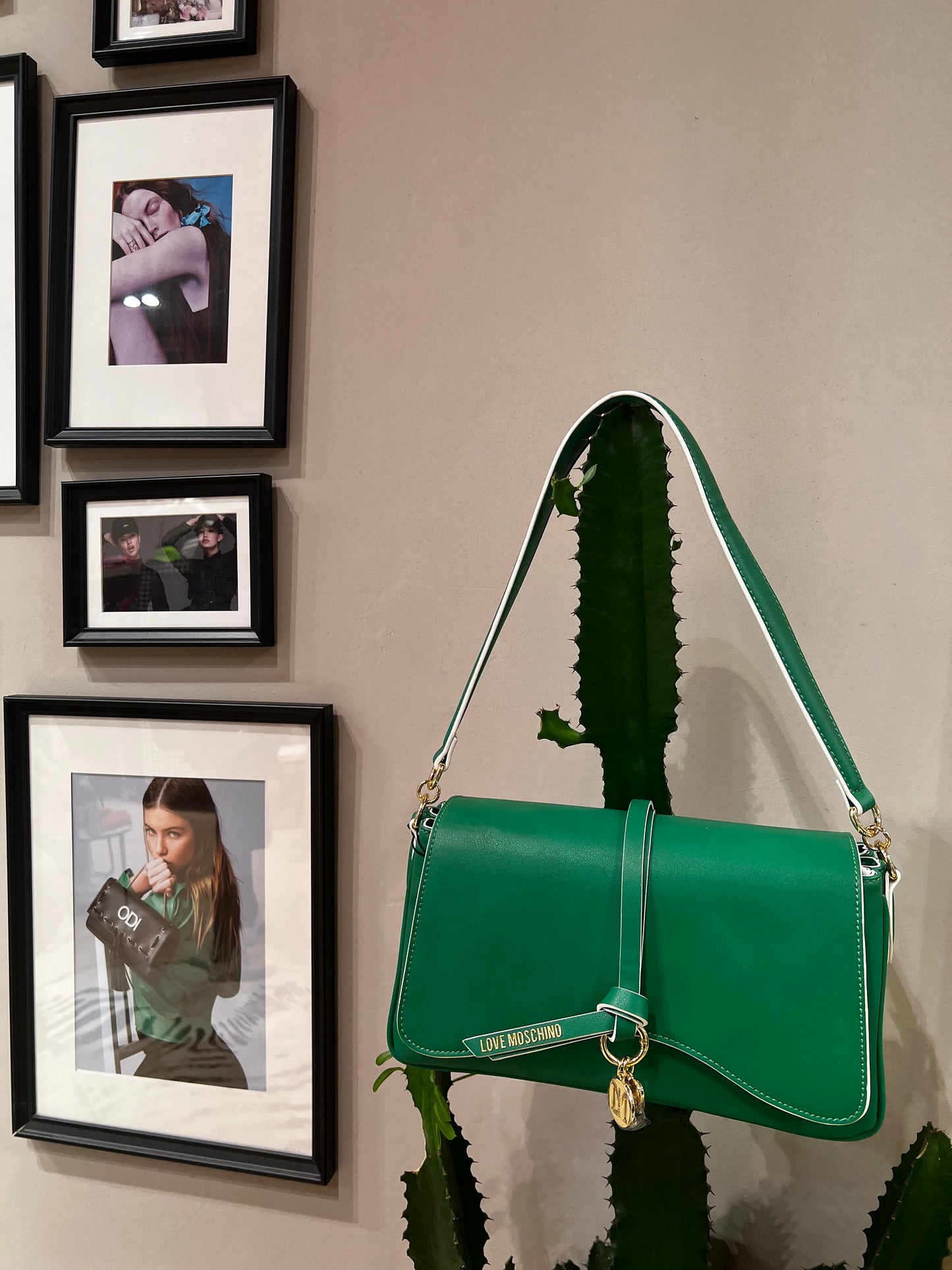 LoveMoschino - borsa pu erba