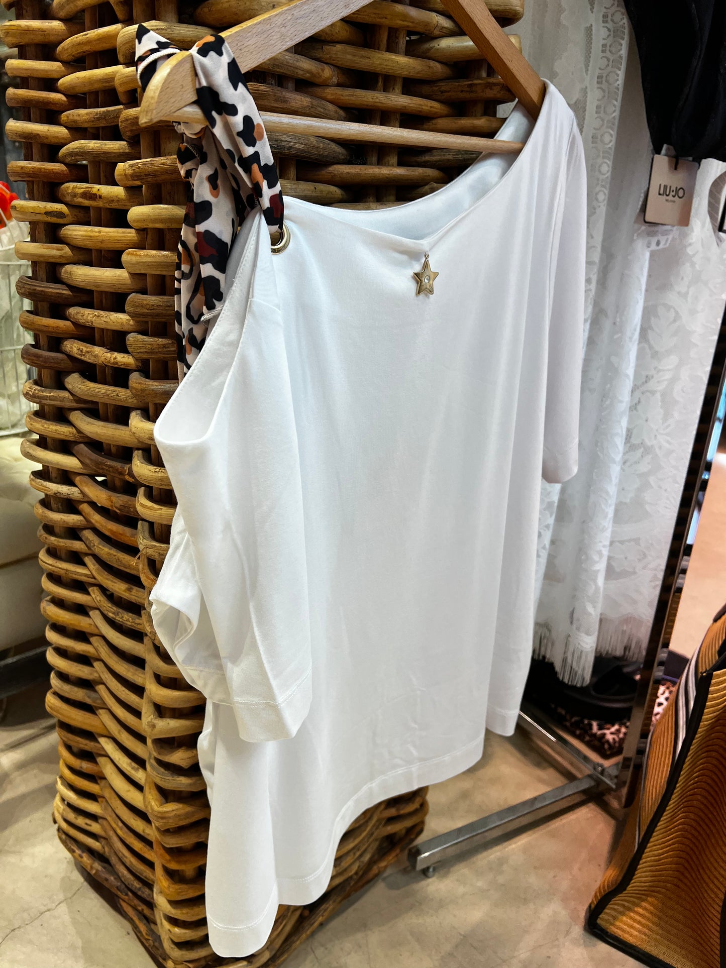 LiuJo - t-shirt fiocco leo