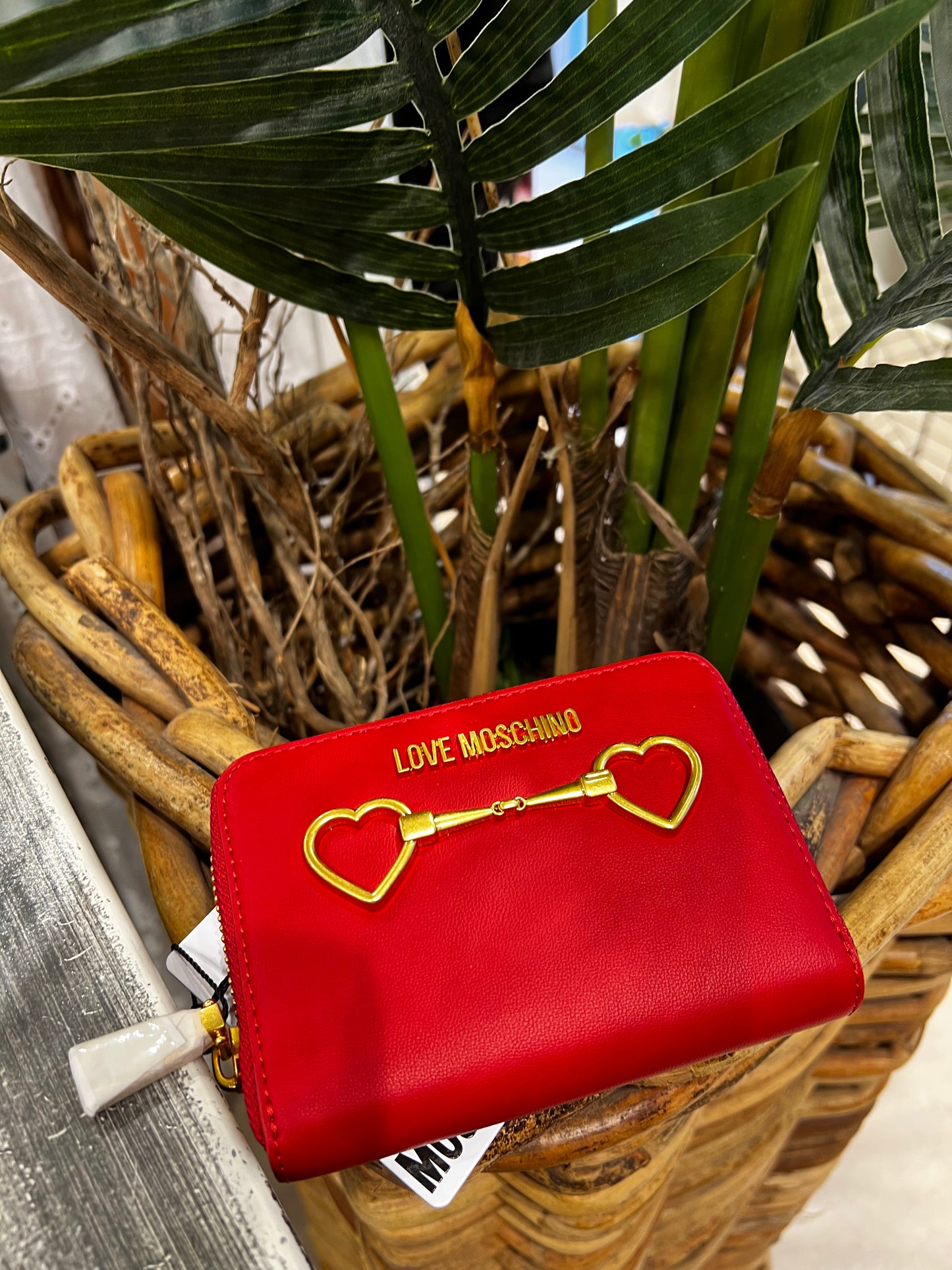 LoveMoschino - portafoglio PU rosso