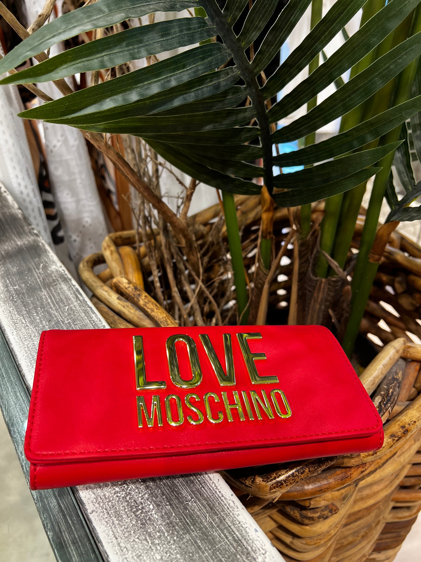 LoveMoschino - bonded PU rosso
