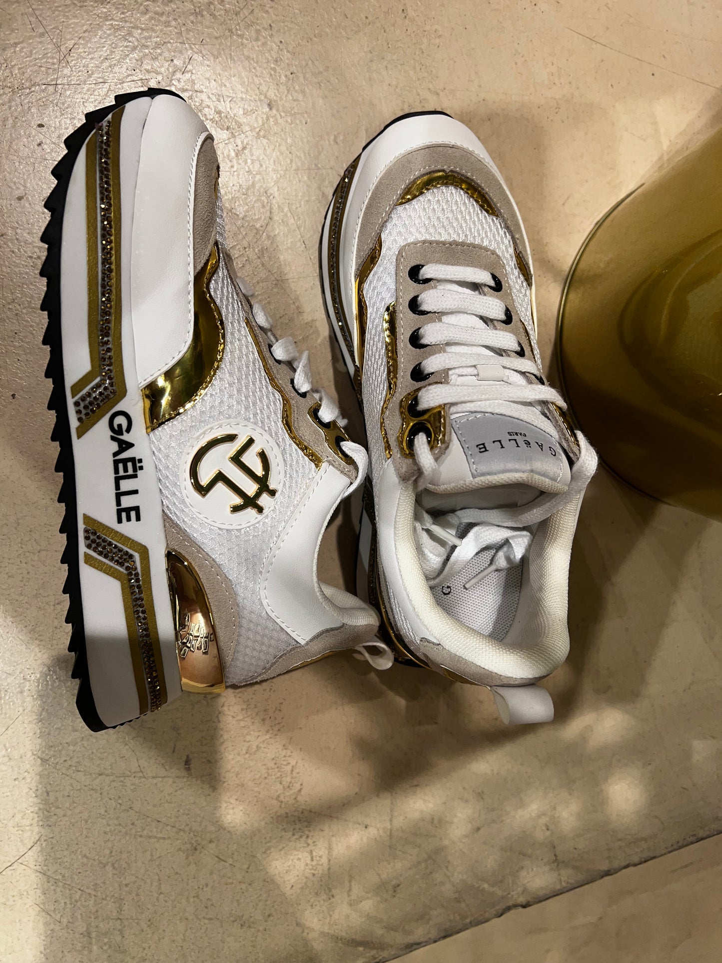 Gaëlle Paris - Sneakers running con applicazioni logo