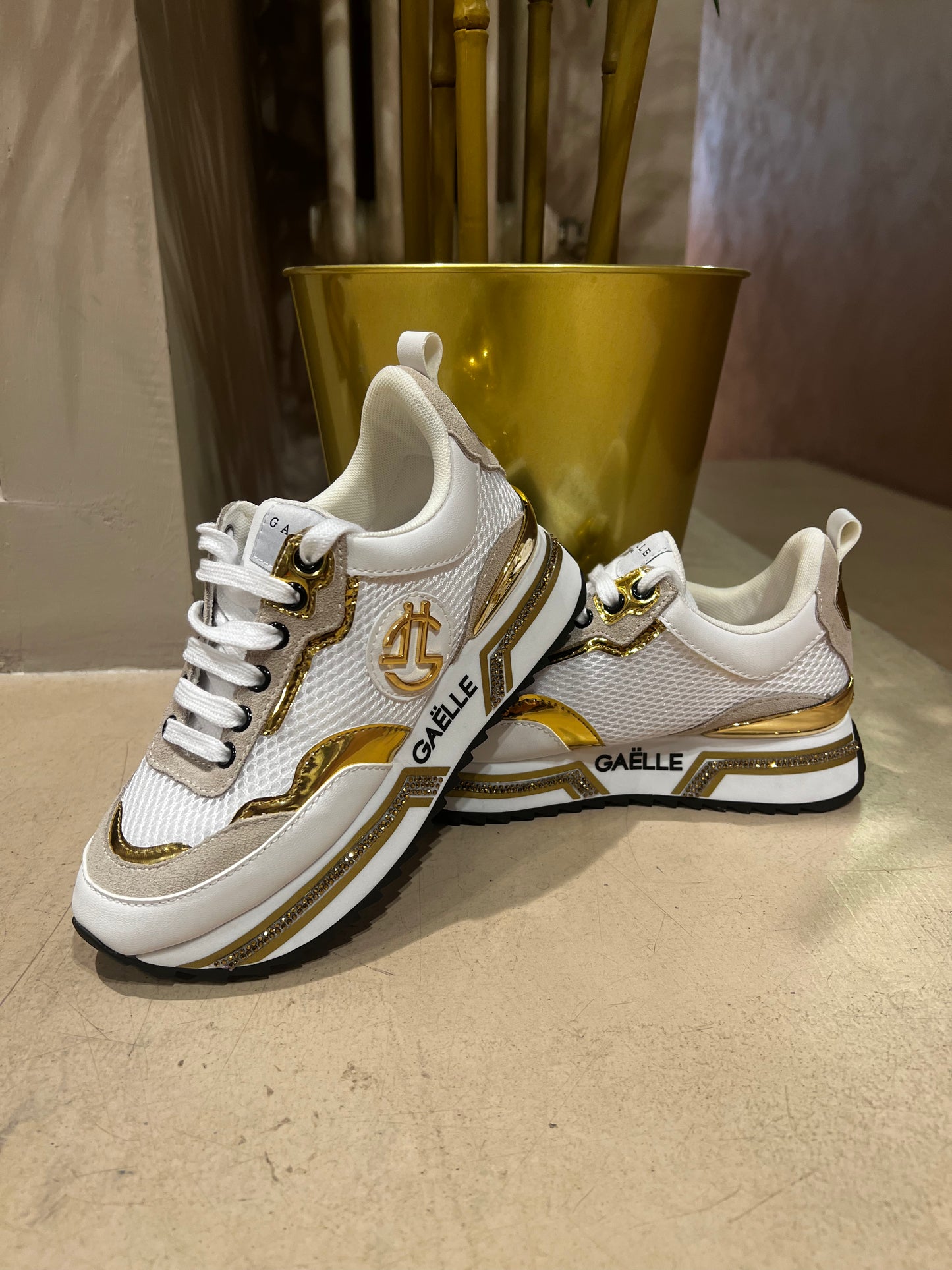 Gaëlle Paris - Sneakers running con applicazioni logo