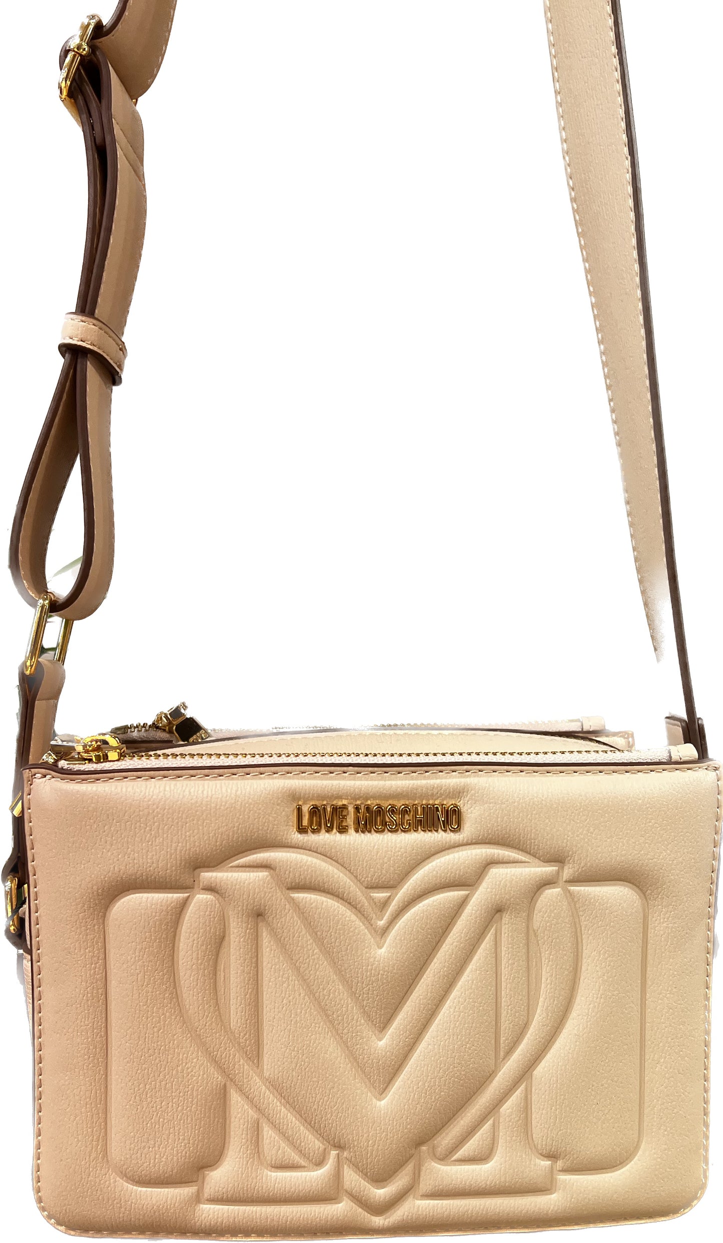 LoveMoschino - Borsa PU nude