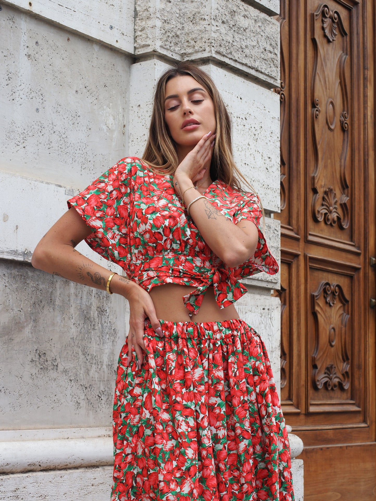Vicolo - top fiori