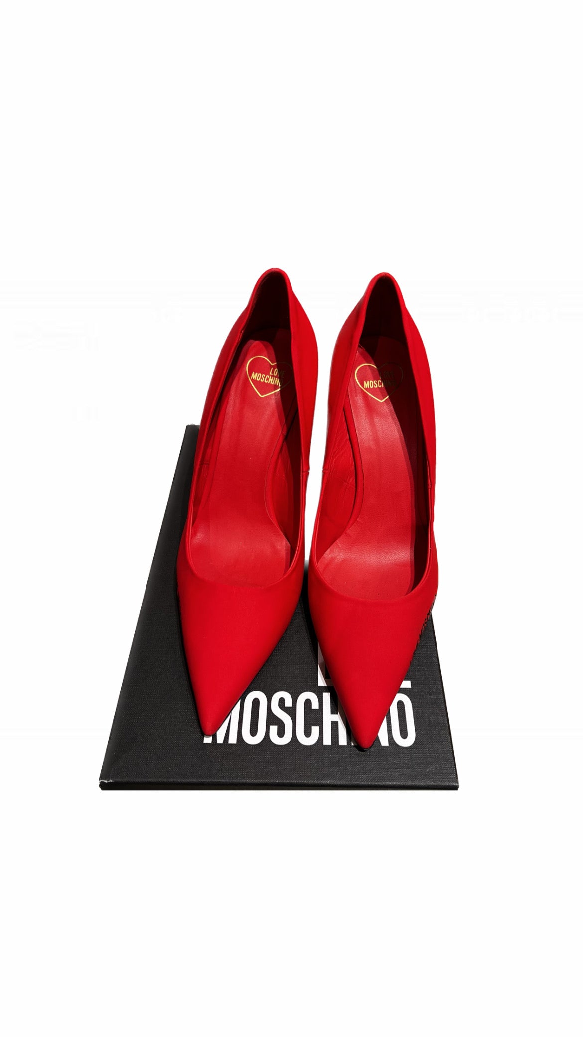 LoveMoschino - Scarpa Spillo95 lycra rosso