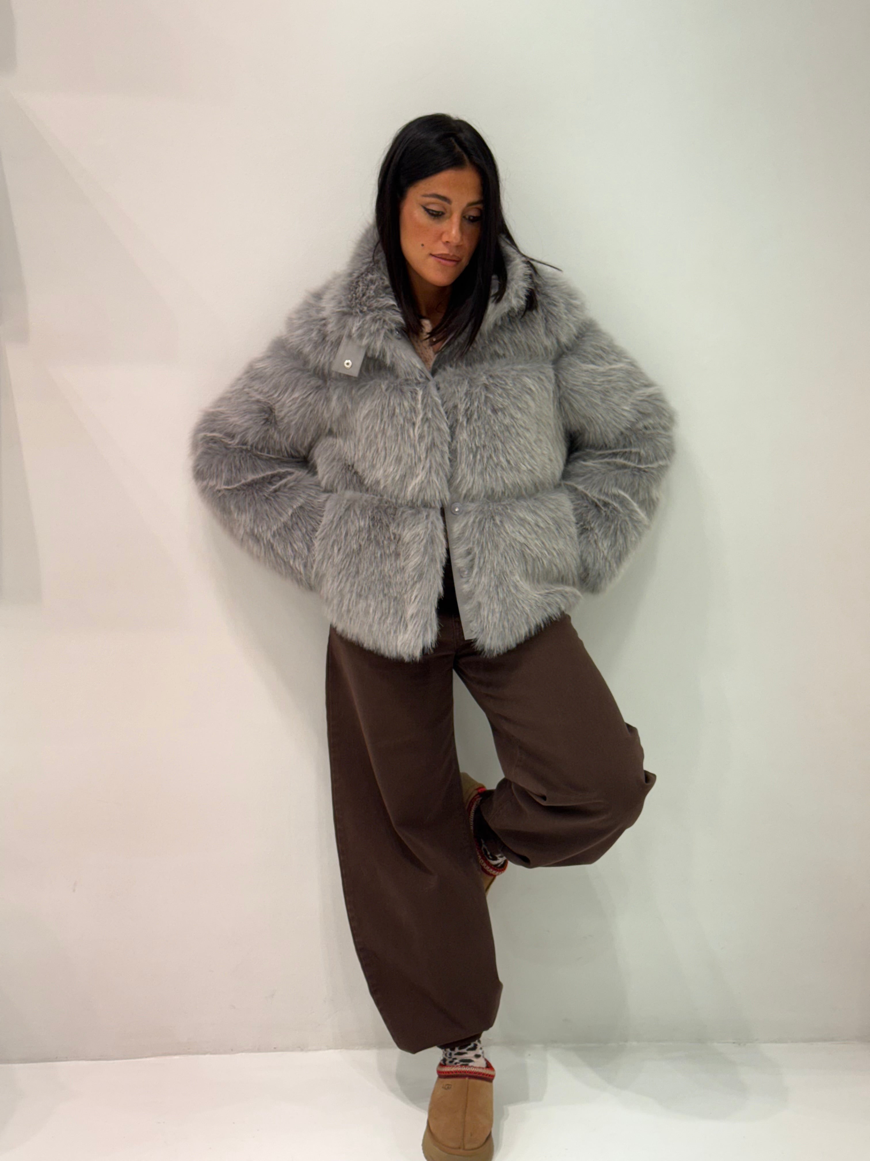 Giubbotto fluffy corto Patrizia Pepe