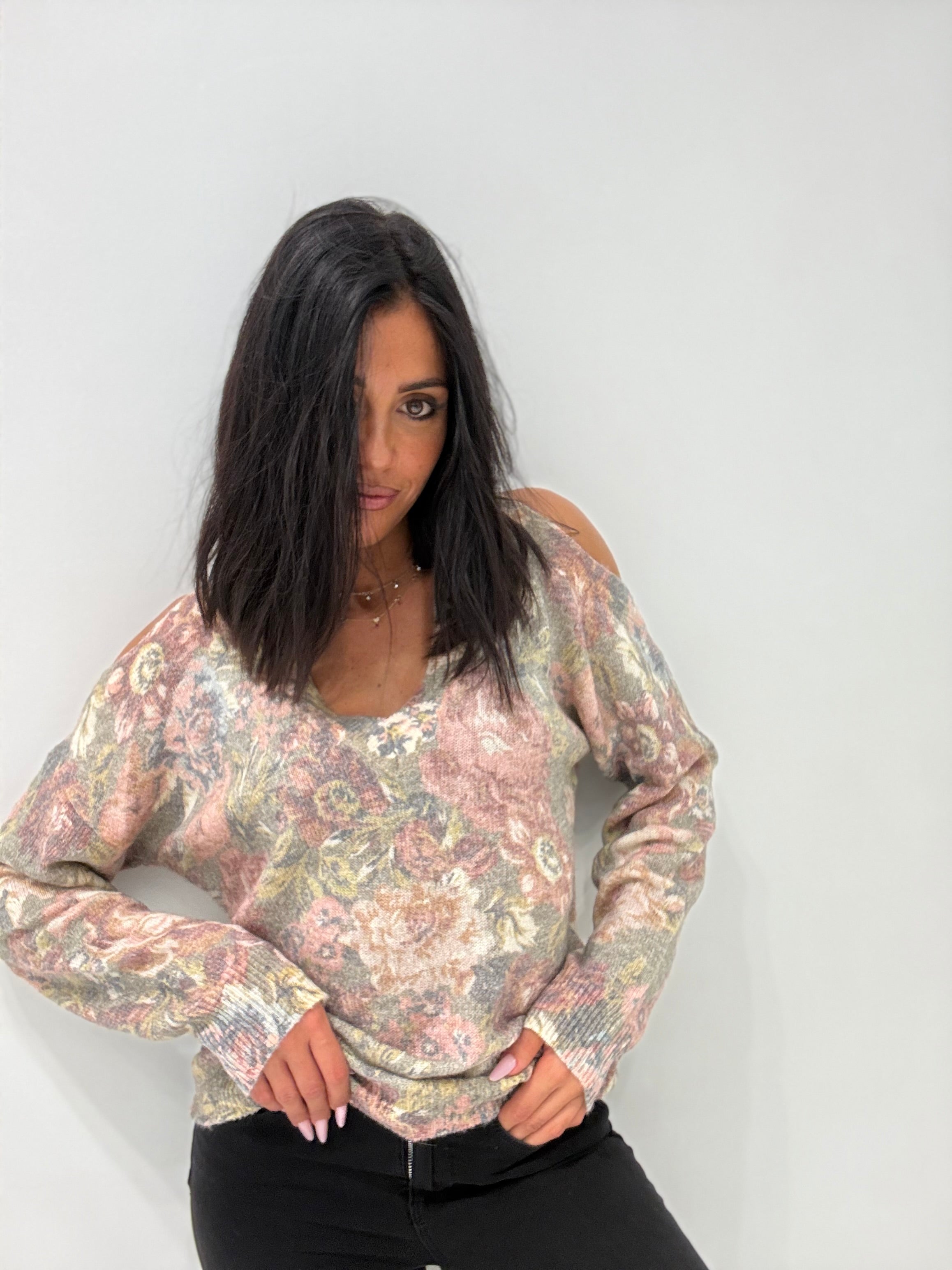 Maglia con cut-out Liujo