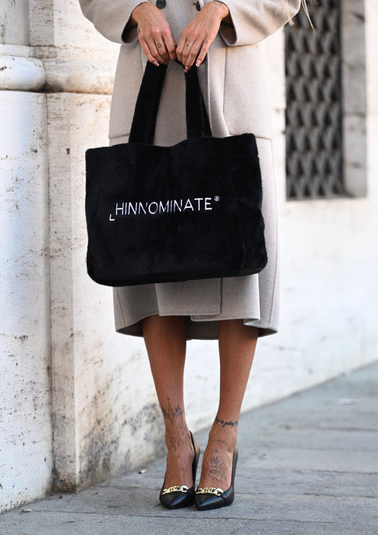 Hinnominate - borsa con pelo