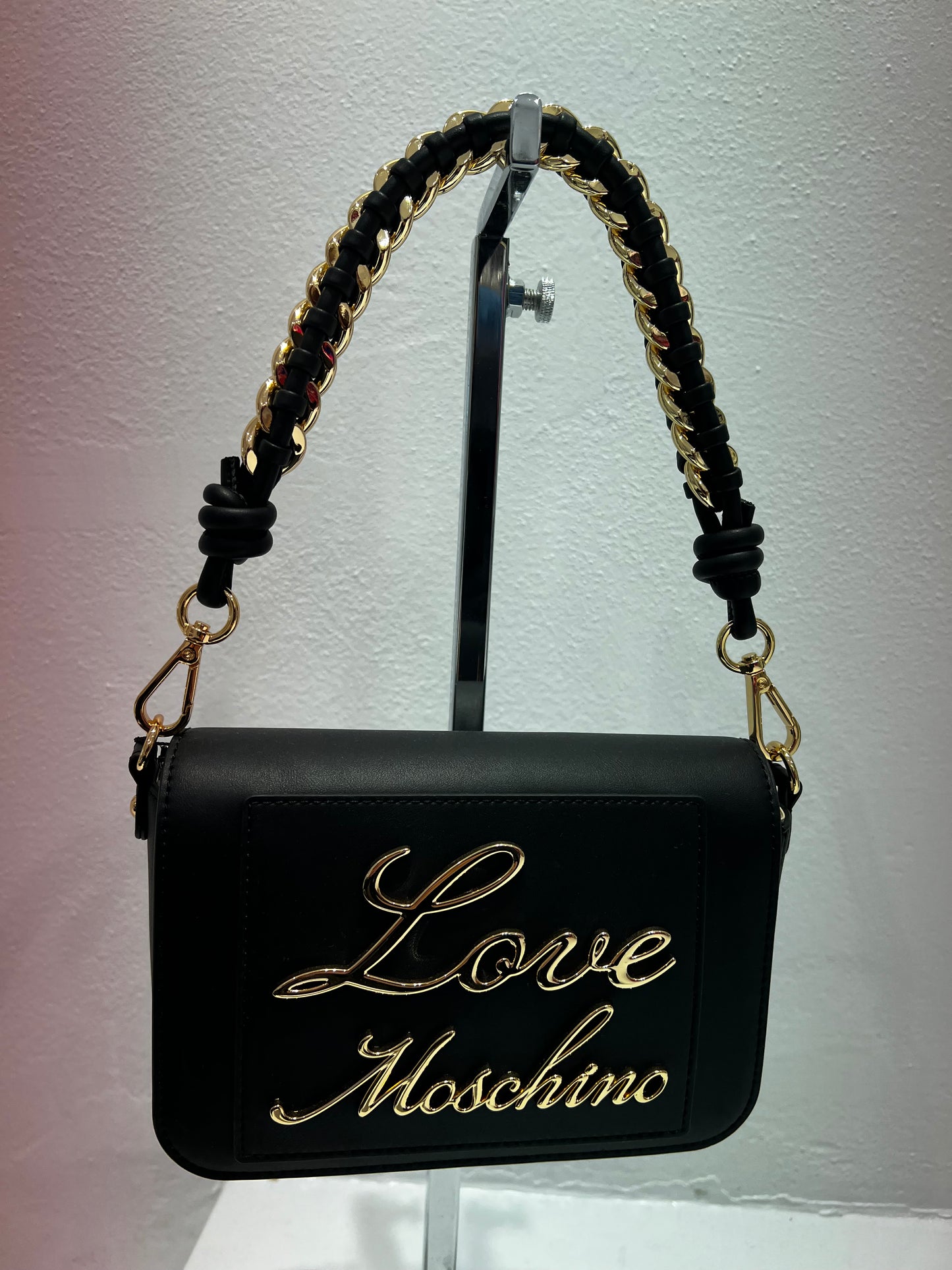 LoveMoschino- borsa PU nero