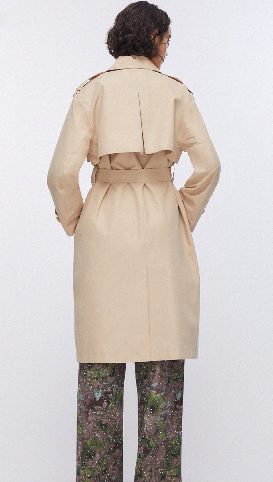Trench lungo con foulard Liujo