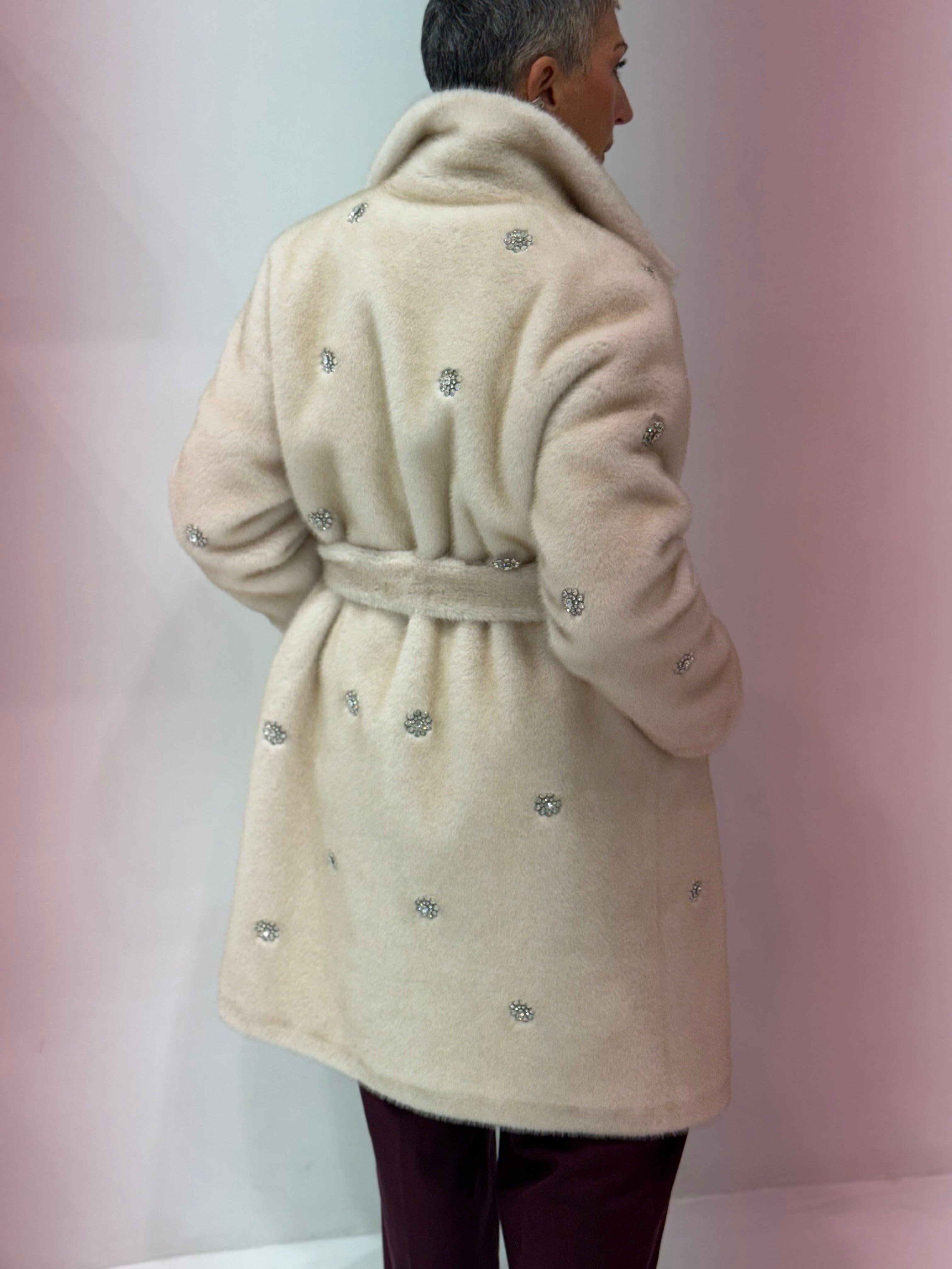 Cappotto in ecopelliccia P&T