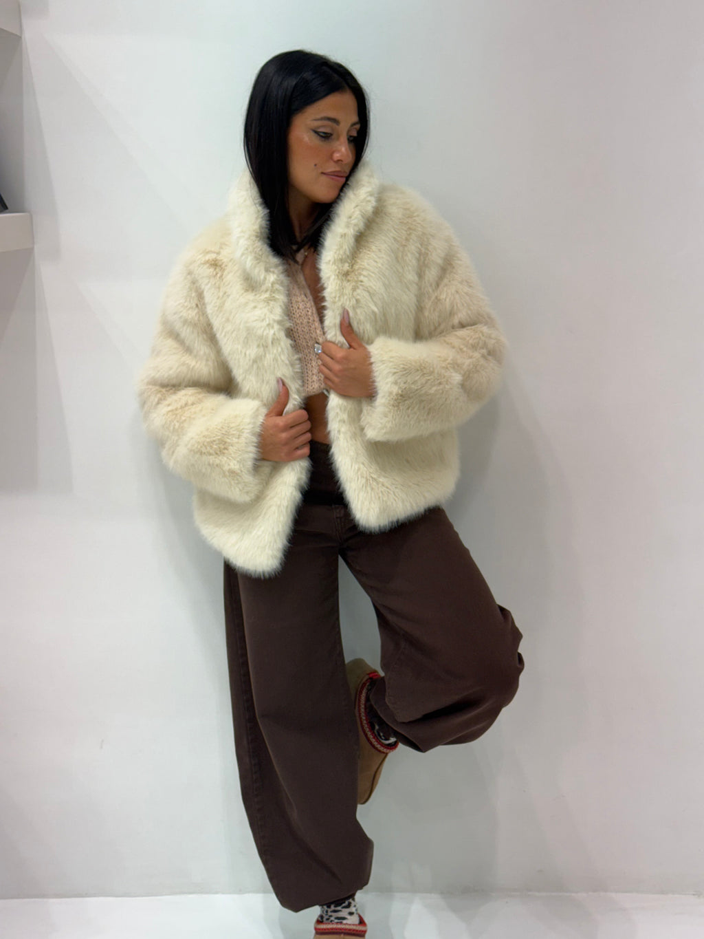 GIACCA CORTA IN ECO-PELLICCIA SILVIAN HEACH