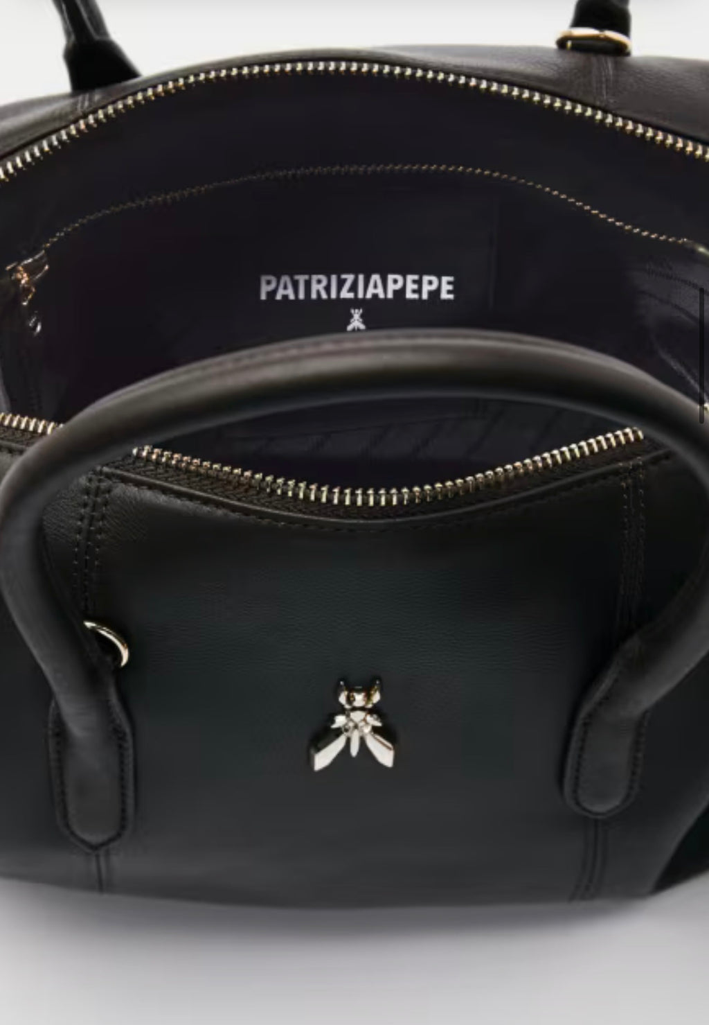 Borsa a bauletto in pelle Patrizia Pepe
