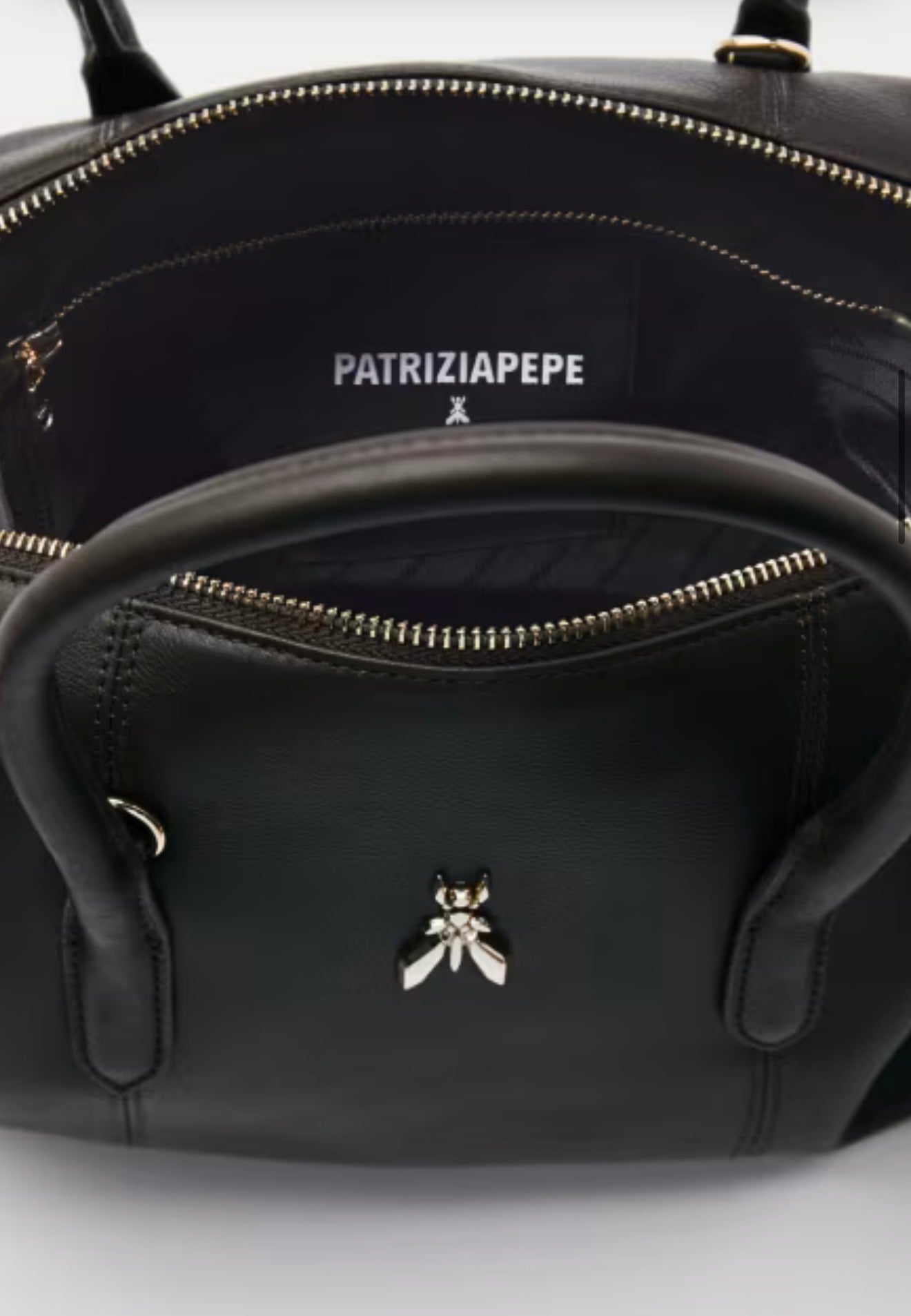 Borsa a bauletto in pelle Patrizia Pepe