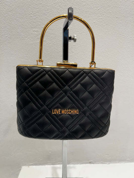 LoveMoschino- borsa PU nero