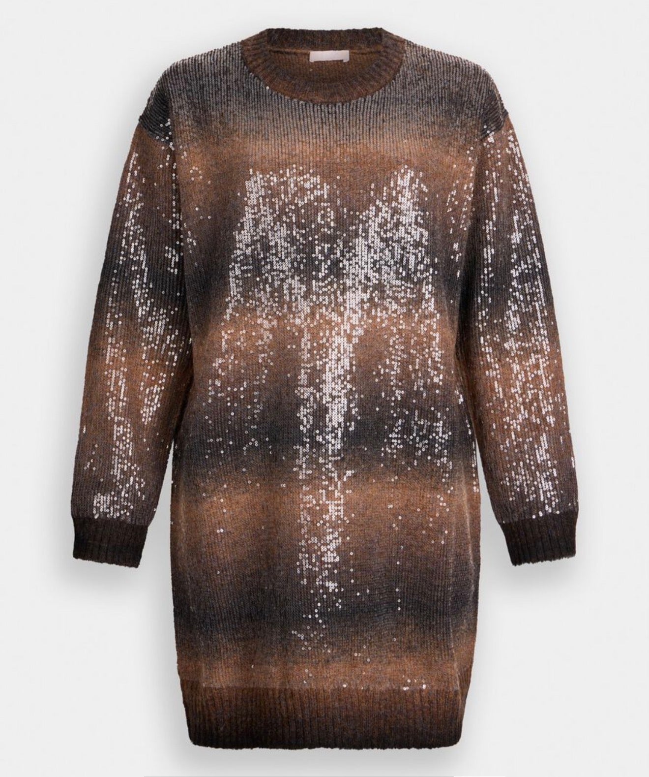 Abito in maglia con paillettesLiujo