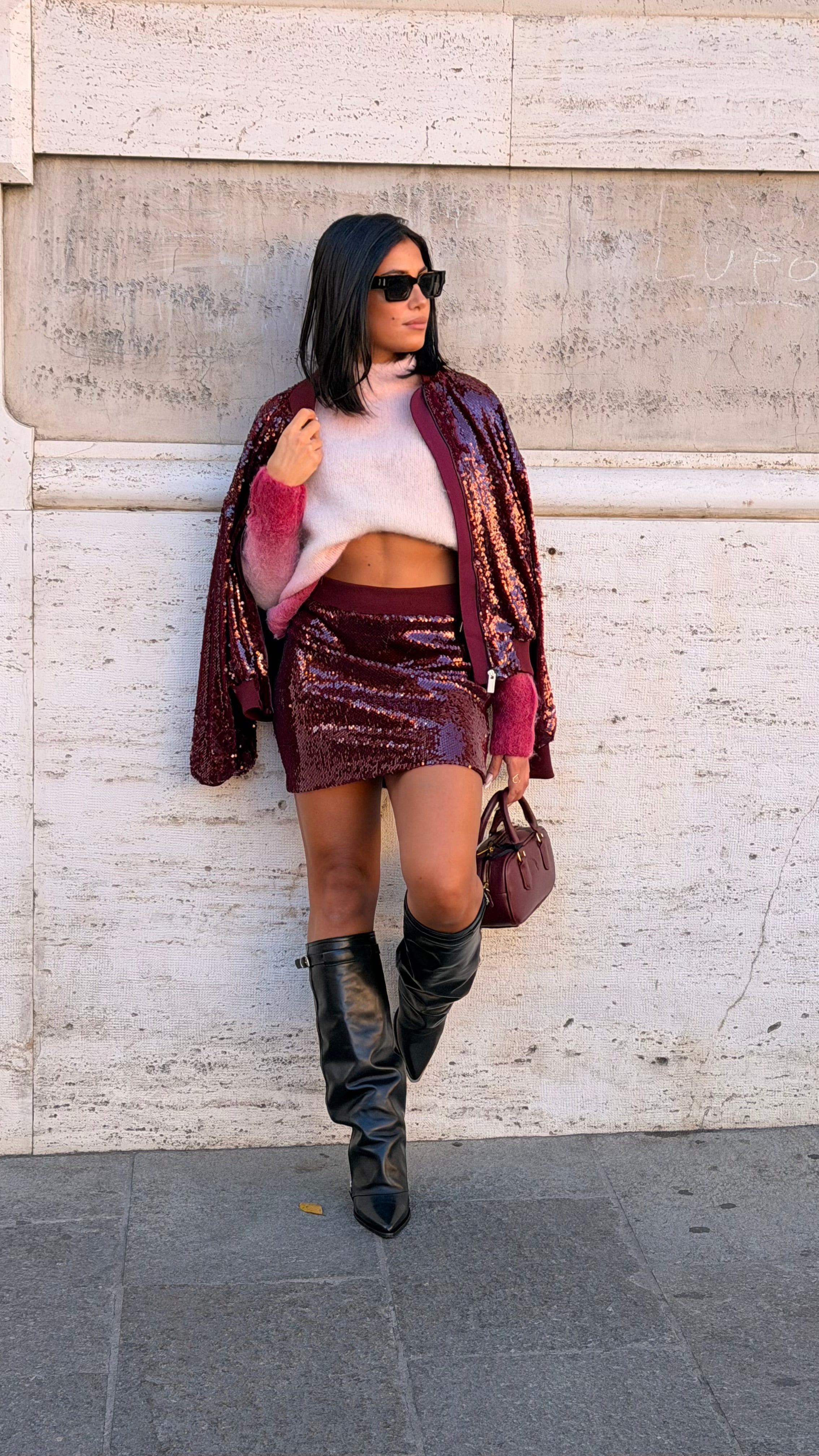 Bomber paillettes Akep