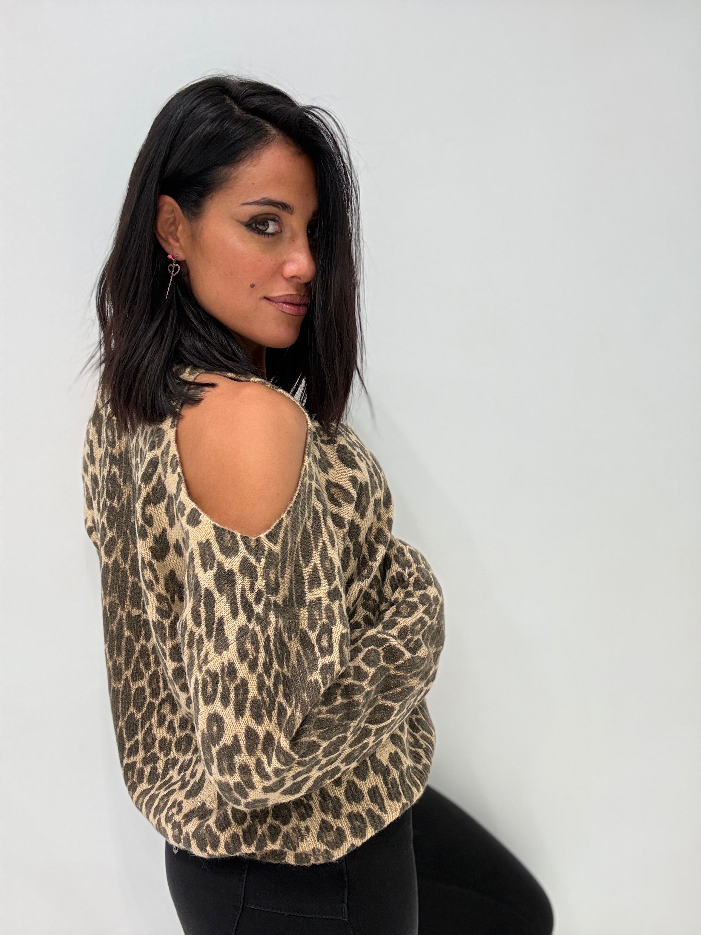 Maglia con cut-out Liujo