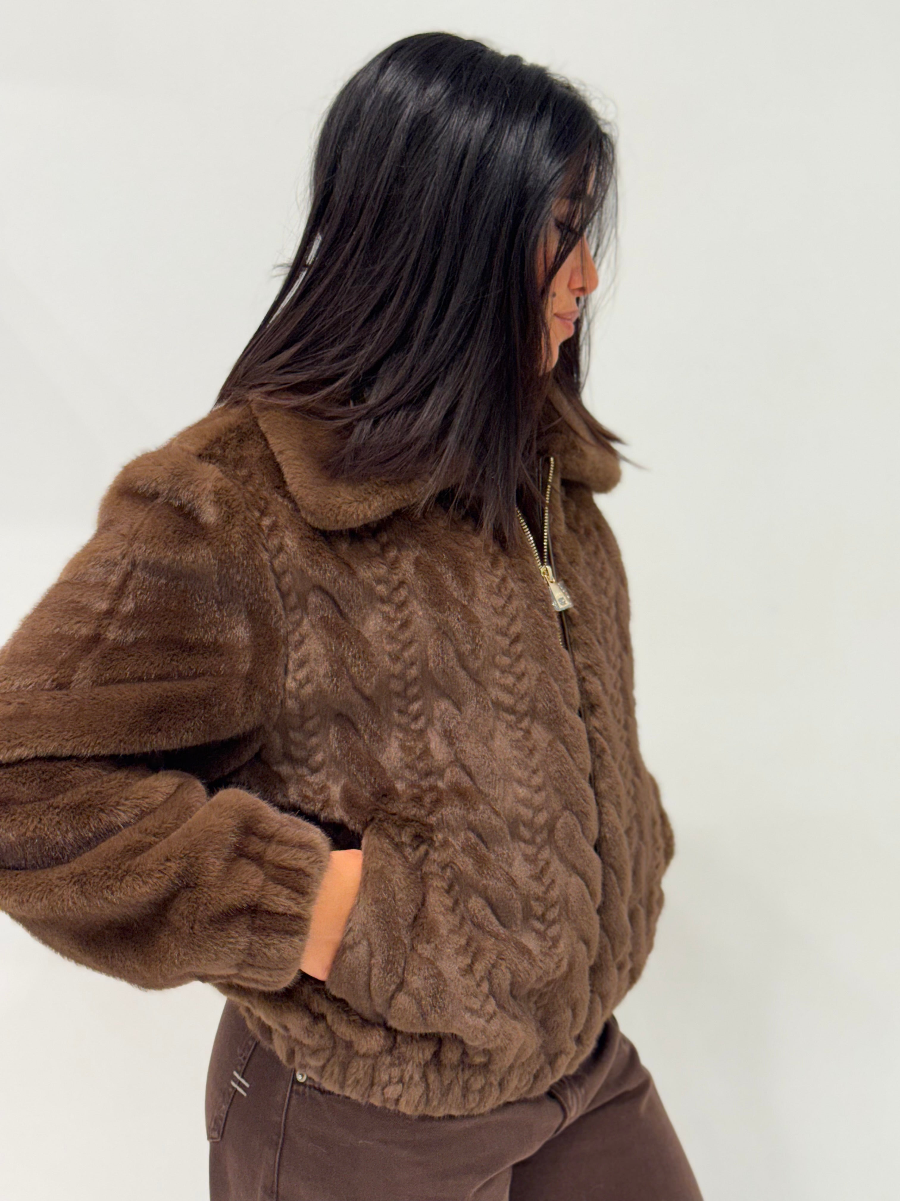 Bomber in teddy Liujo