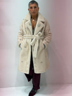 Cappotto in ecopelliccia P&T