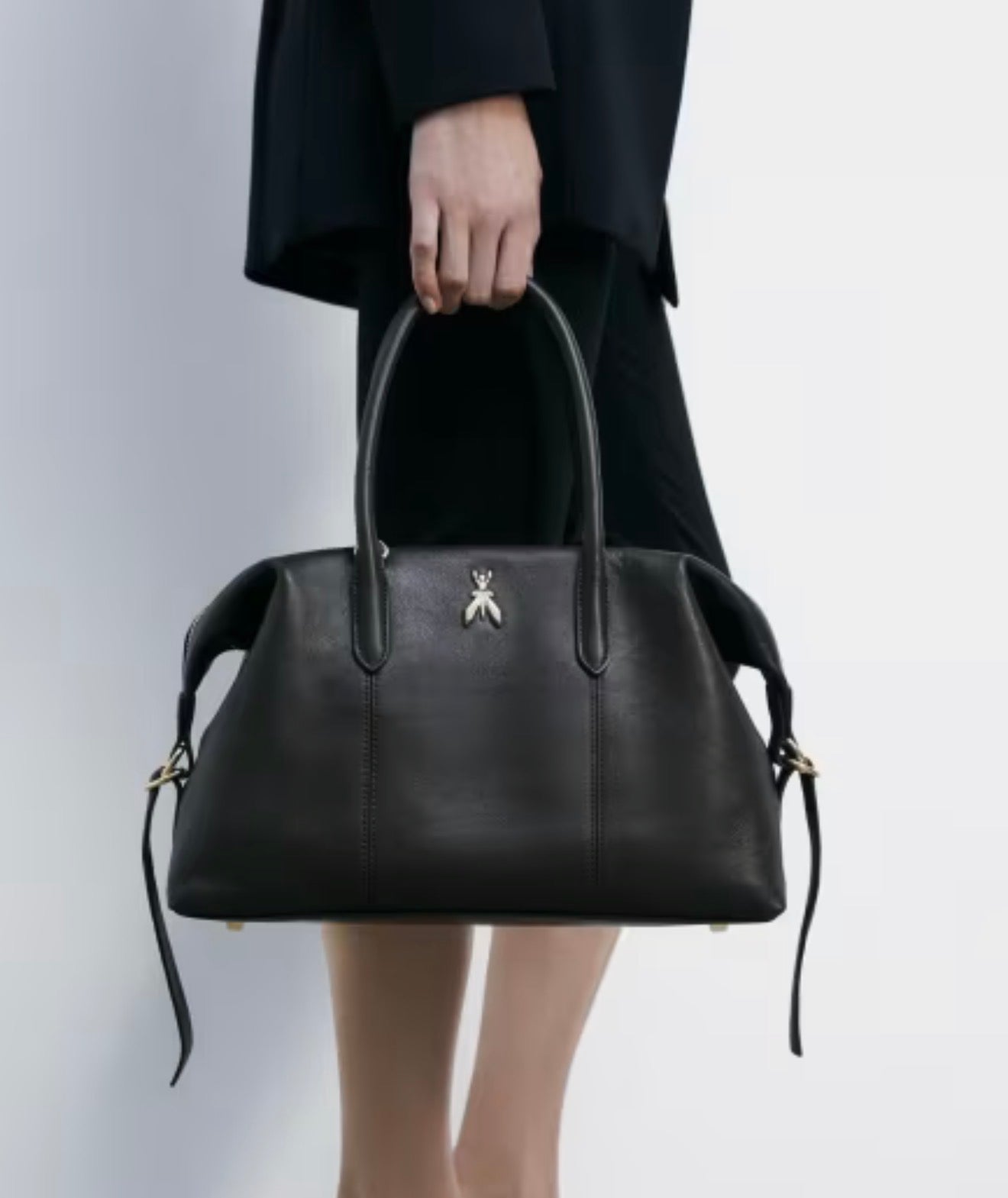 Borsa a bauletto in pelle Patrizia Pepe