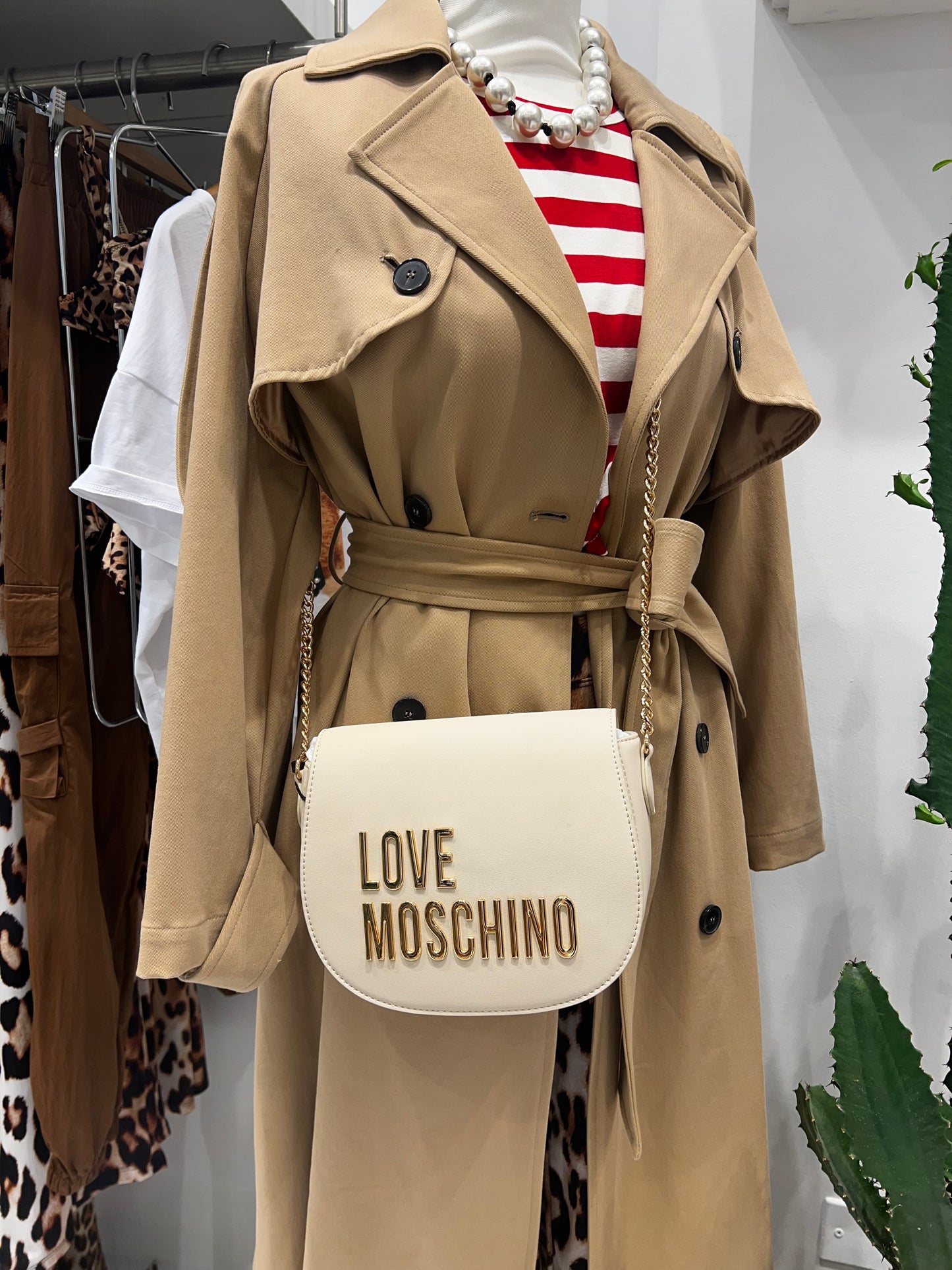 LoveMoschino - borsa avorio