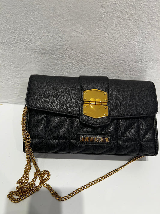 LoveMoschino- borsa PU nero