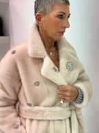 Cappotto in ecopelliccia P&T