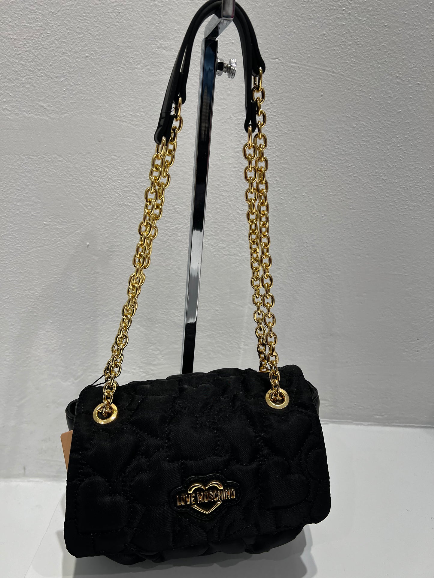 LoveMoschino- borsa nylon nero